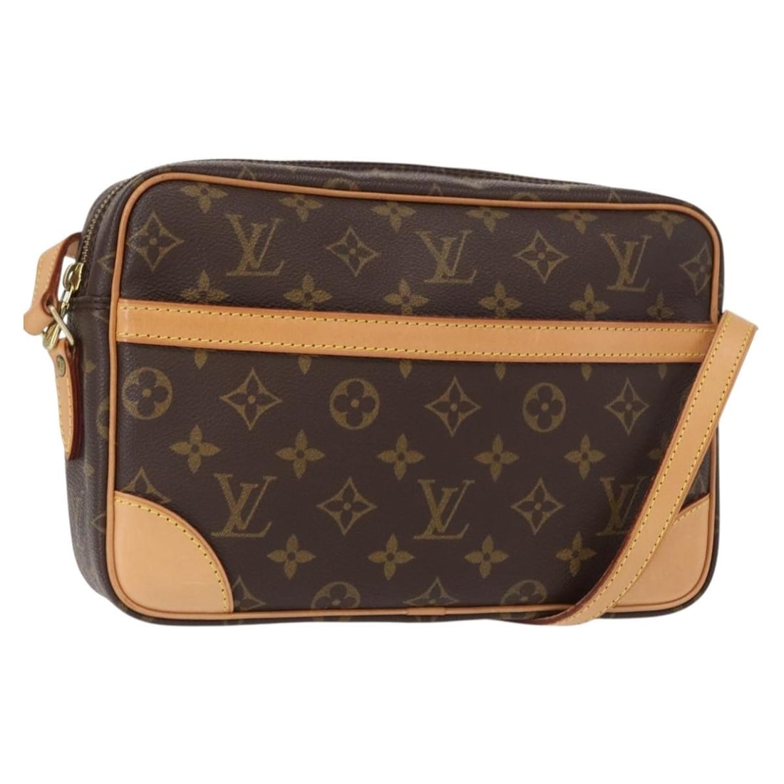 LOUIS VUITTON Monogram Trocadero 27 Shoulder Bag M51274 Authentic: LOUIS VUITTON Monogram Trocadero 27 Shoulder Bag M51274 Authentic This LOUIS VUITTON Monogram Trocadero 27 Shoulder Bag is a stylish accessory crafted from iconic Monogram Canvas. Designed in France,