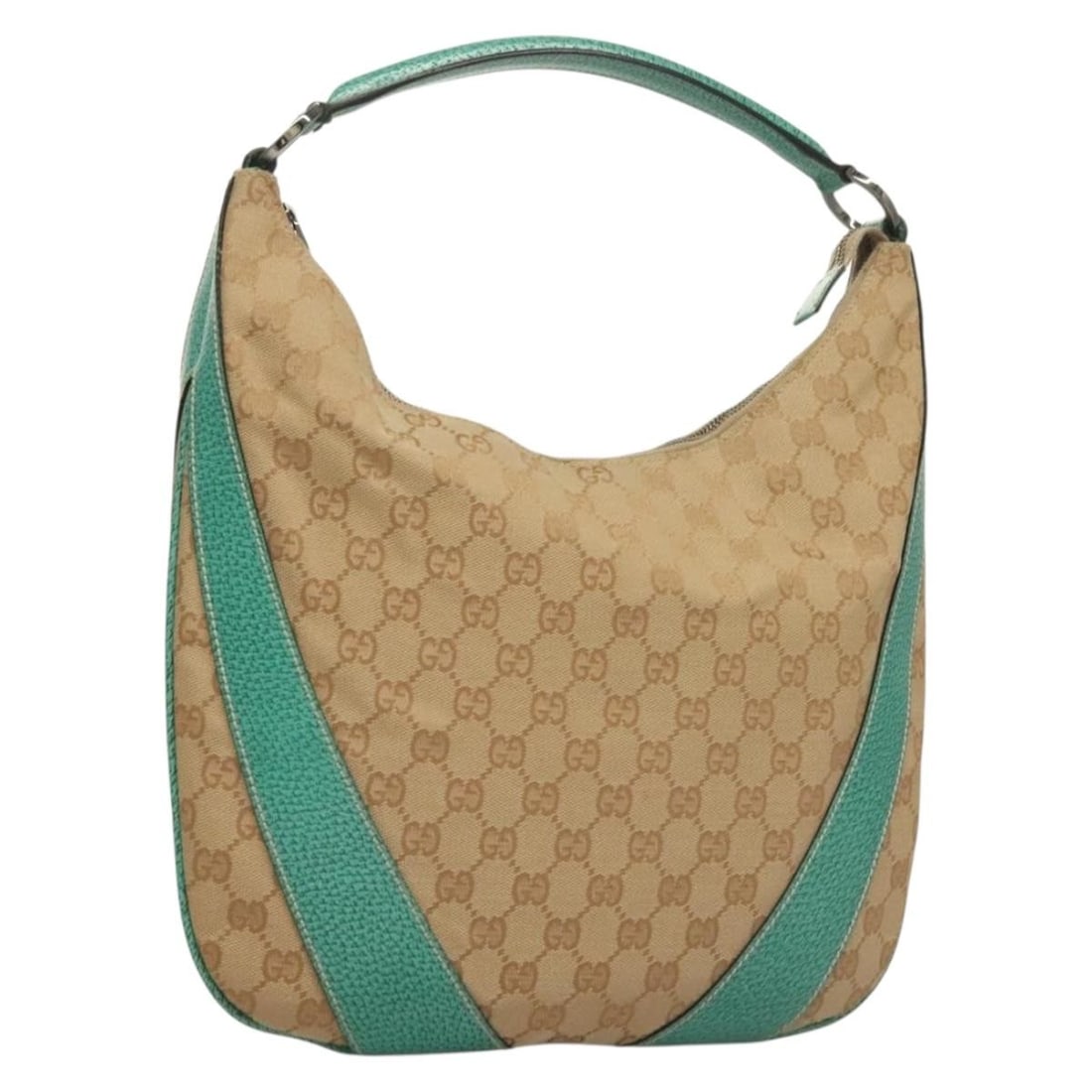 Authentic GUCCI GG Canvas Shoulder Bag Beige Gold 124357 Made in Italy: Authentic GUCCI GG Canvas Shoulder Bag Beige Gold 124357 Made in Italy This authentic GUCCI GG Canvas Shoulder Bag features a sophisticated beige and gold color scheme, perfect for elevating your styl