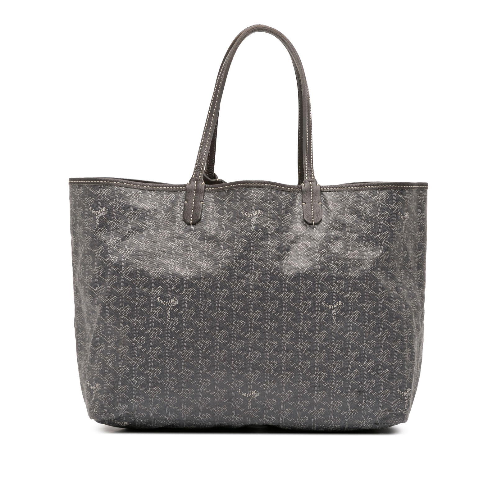 Goyard Goyardine Saint Louis PM Gray Coated Canvas Bag (1 of 11)