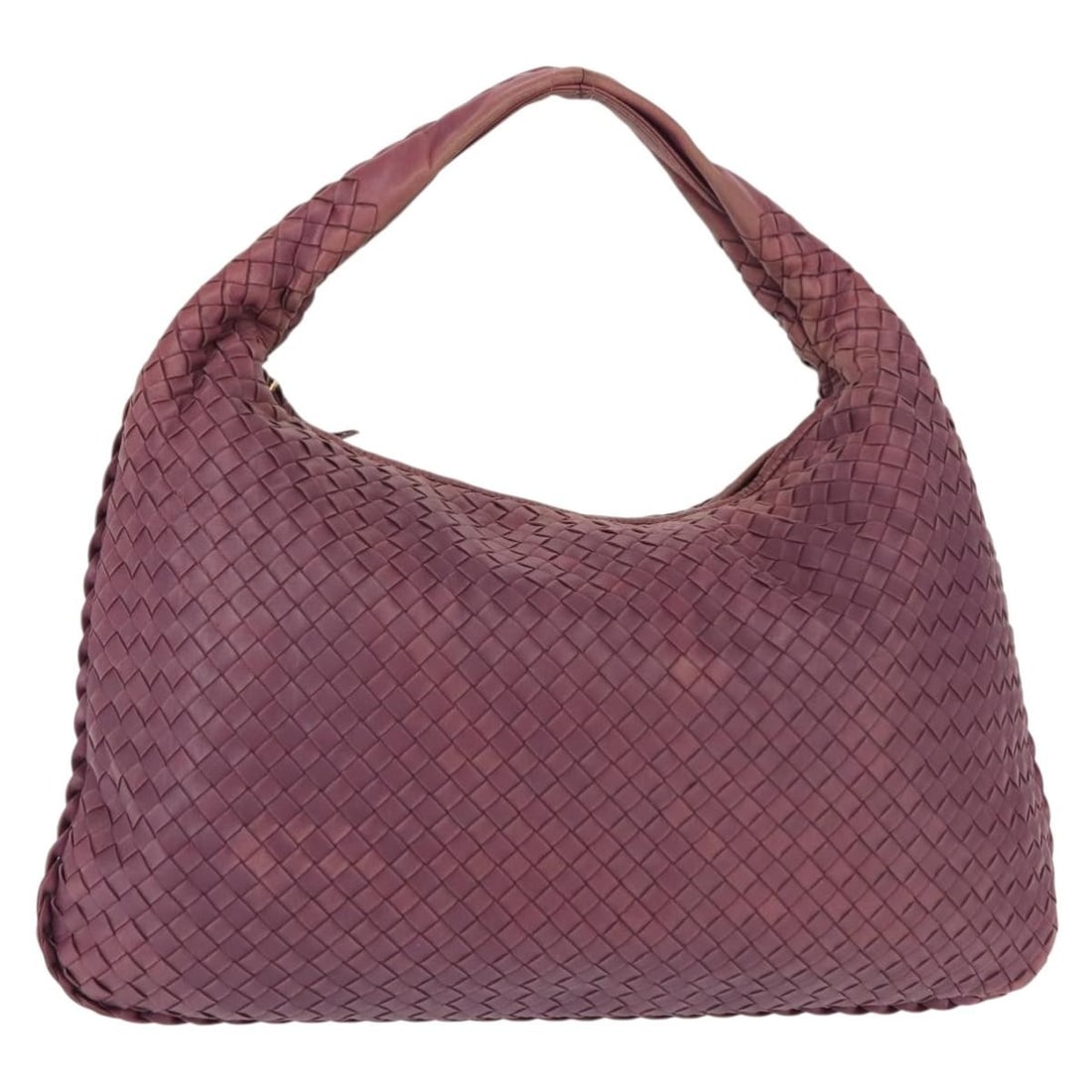 Intrecciato Hobo Shoulder Bag by Bottega Veneta in Purple (1 of 1)