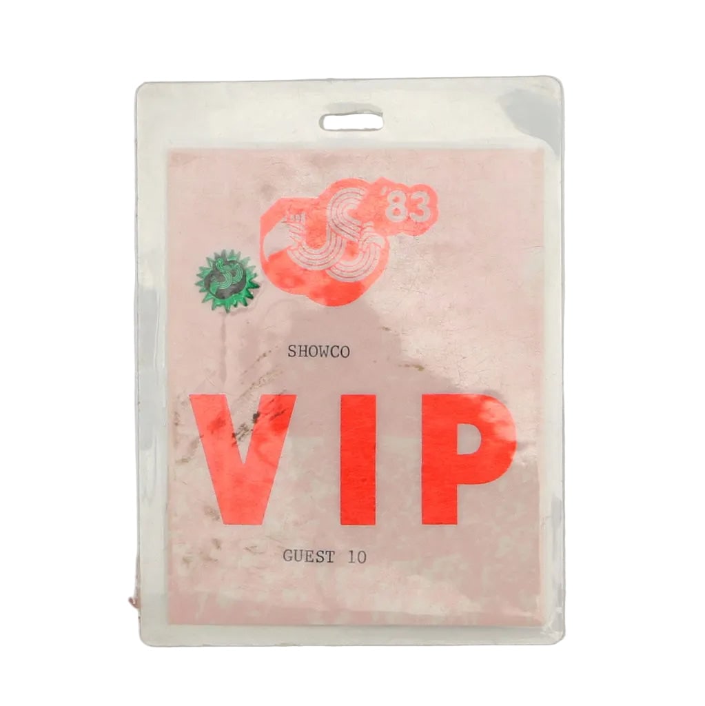 1983 US Festival VIP Backstage Pass Vintage Collectible (1 of 2)