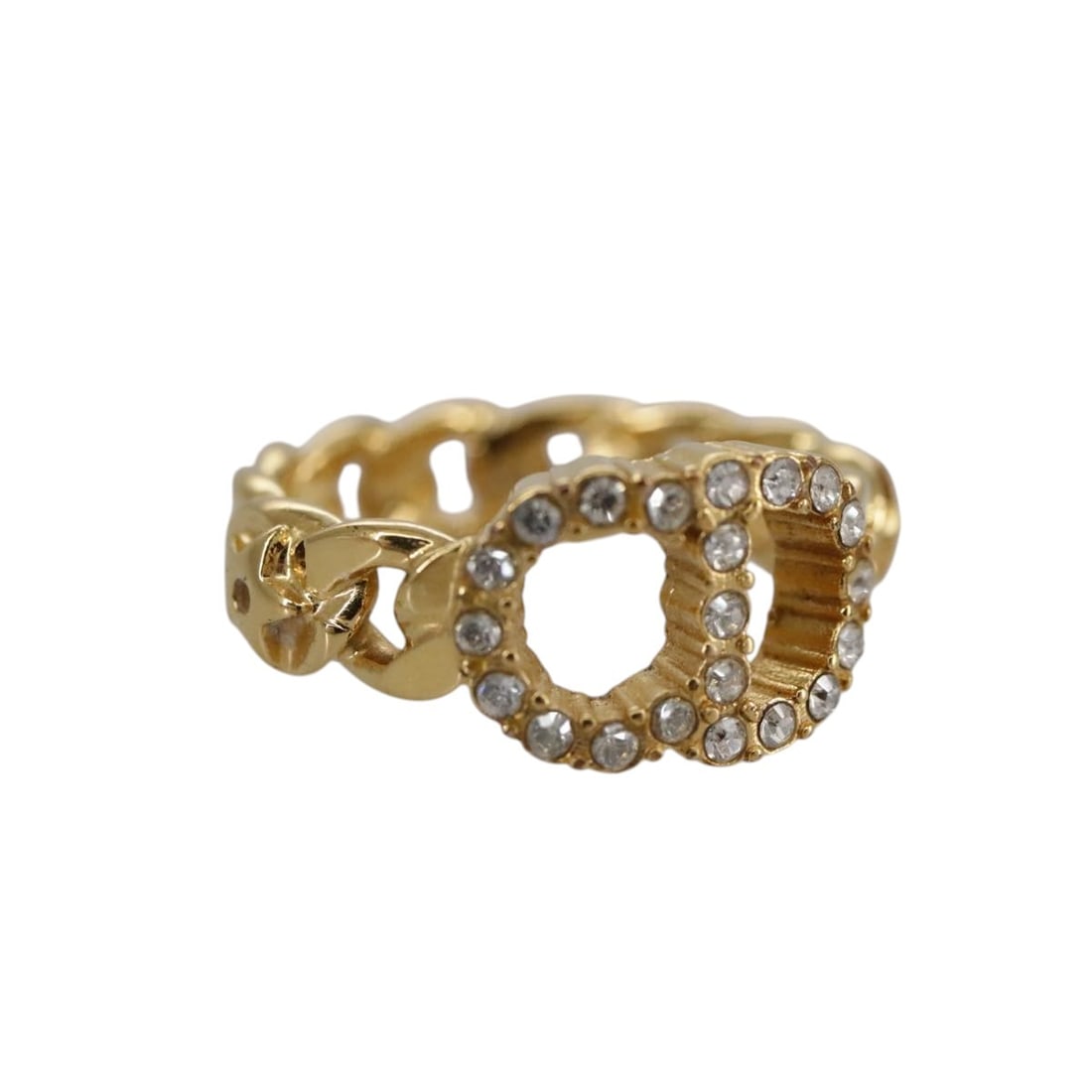 Christian Dior Gold Metal Ring Authentic (1 of 10)