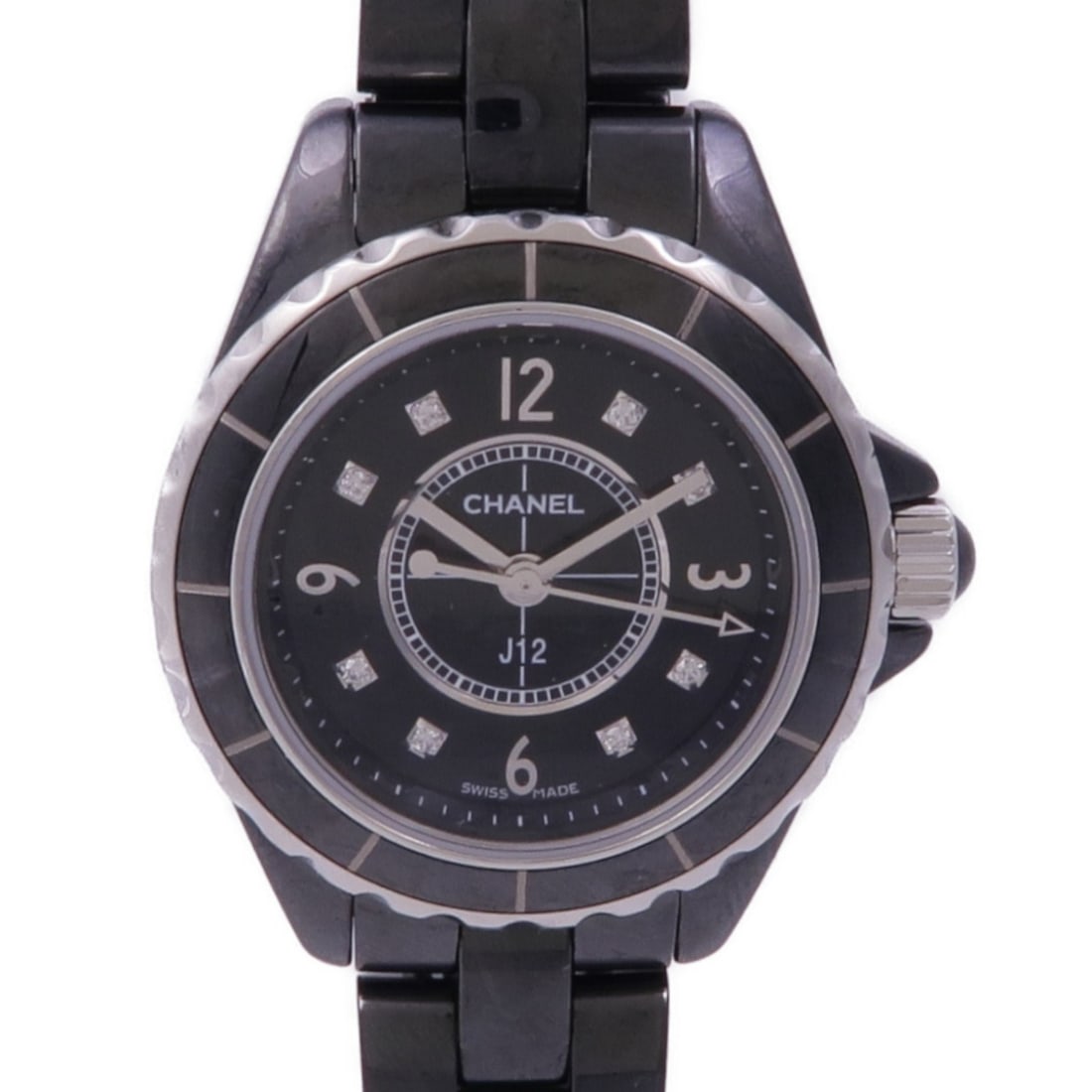 CHANEL J12 H2569 Black Ceramic Quartz Wristwatch (1 of 14)