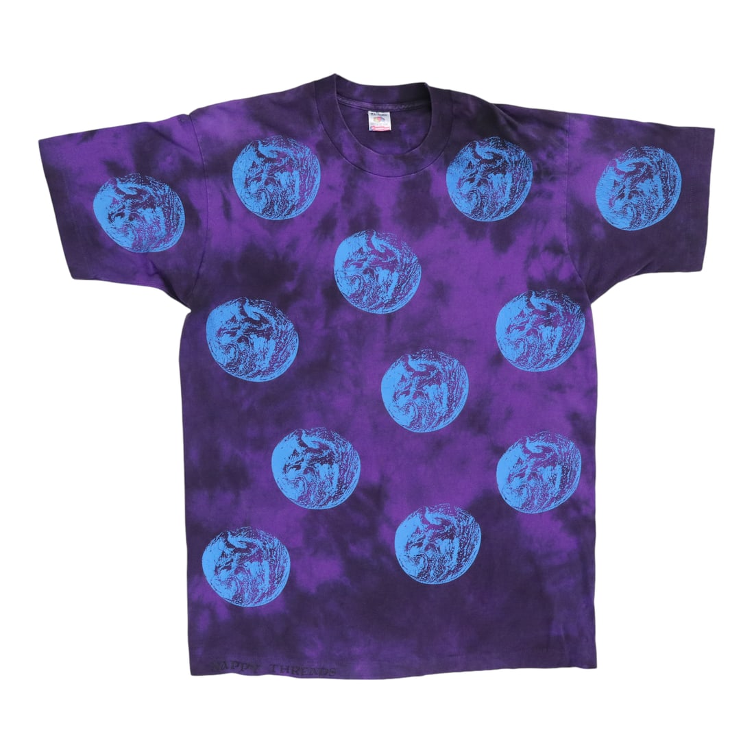 Vintage 1990s Black Earth All Over Print Nappy Threads Shirt (1 of 4)