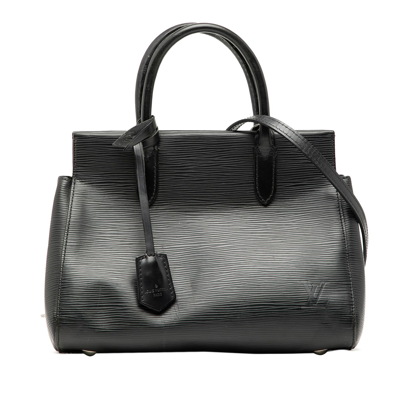 Louis Vuitton Black Epi Leather Marly BB Bag With Detachable Strap (1 of 7)