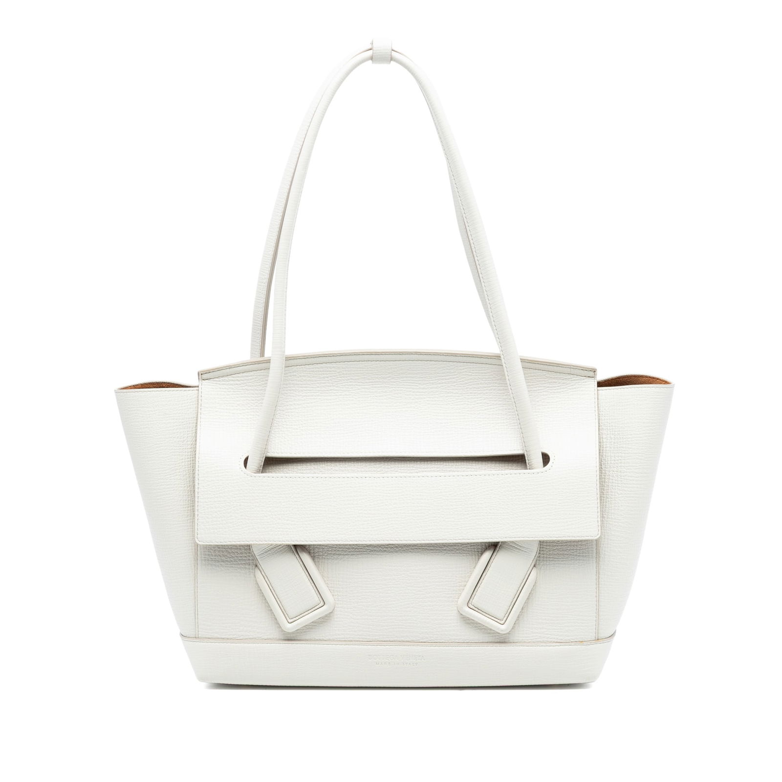 Medium Arco Tote White Leather Bag by Bottega Veneta (1 of 7)