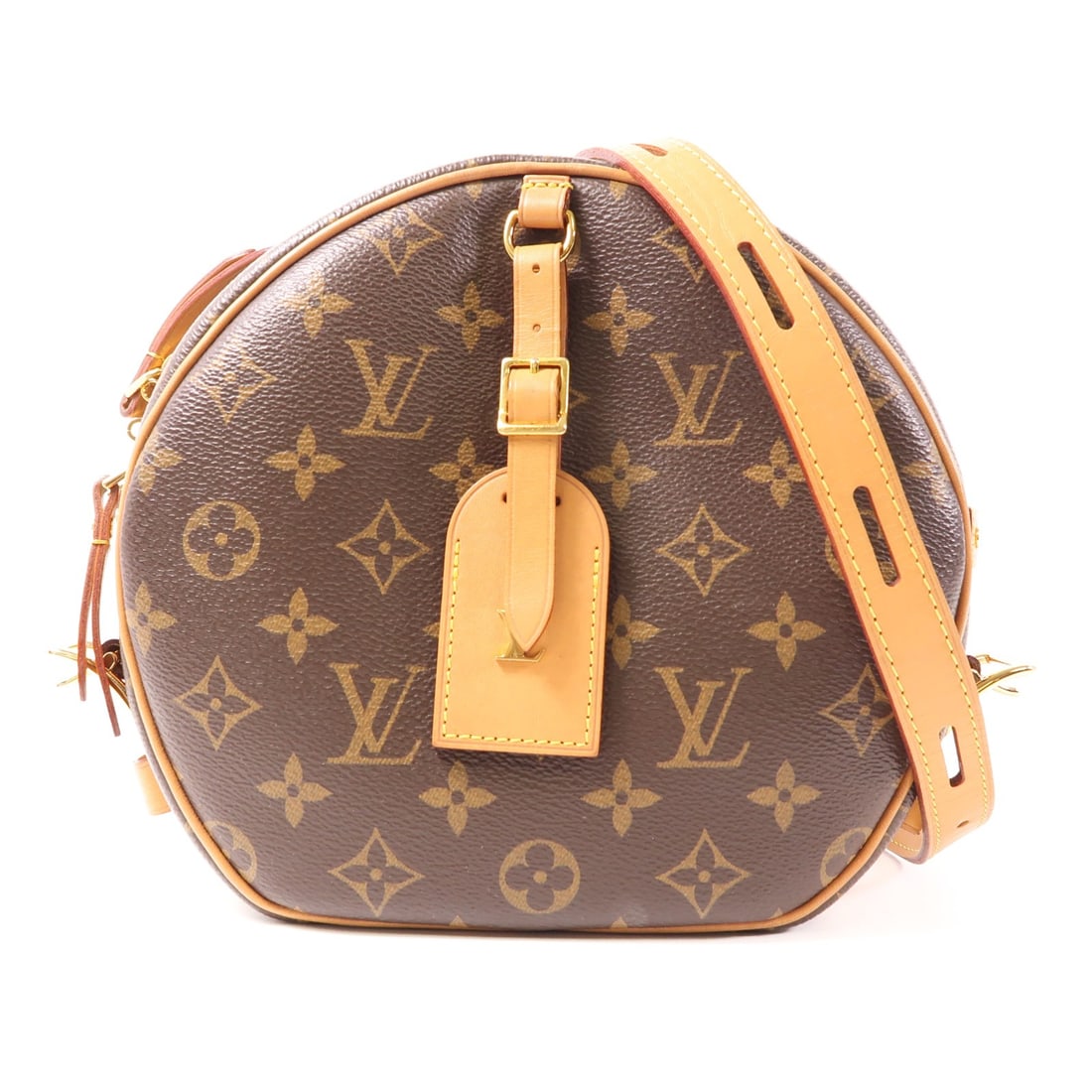 Louis Vuitton Boite Chapeau Souple Shoulder Bag M45647 Monogram Brown: Louis Vuitton Boite Chapeau Souple Shoulder Bag M45647 Monogram Brown Introducing the Louis Vuitton Boite Chapeau Souple Shoulder Bag, a stylish accessory crafted from durable PVC coated canvas in a r