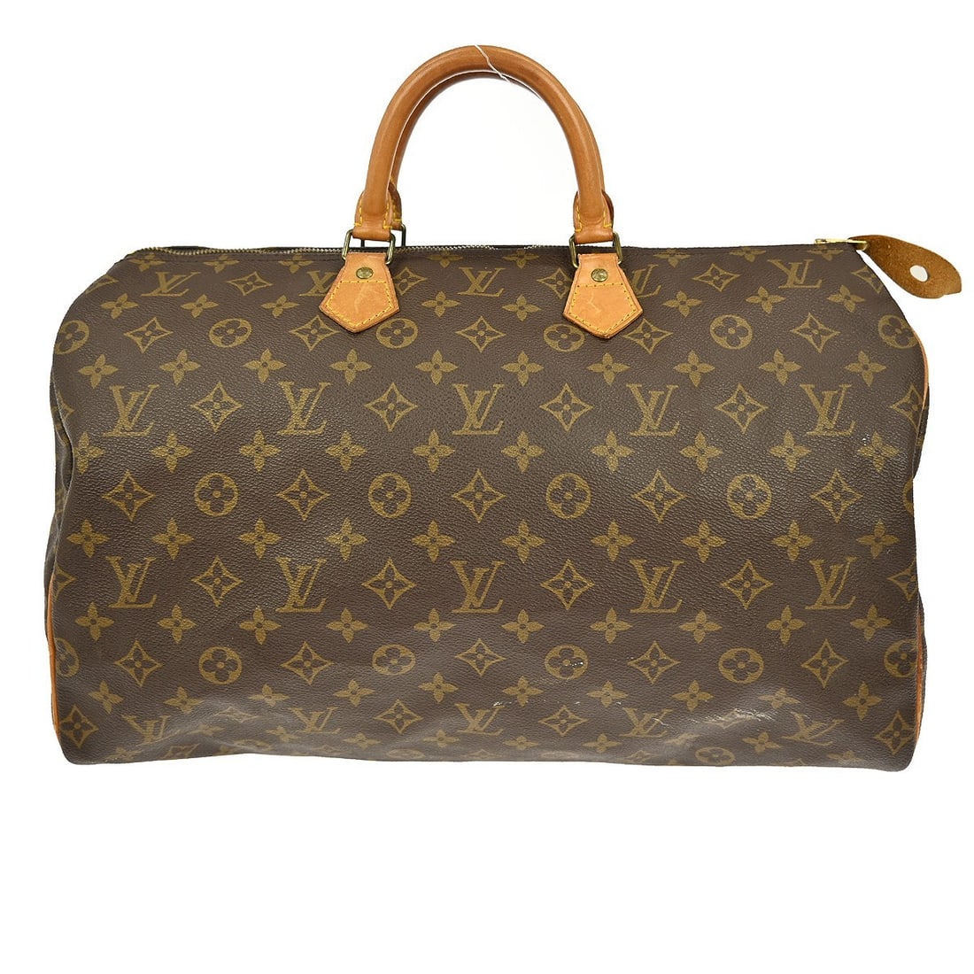 Louis Vuitton Speedy 40 Monogram Canvas Large Brown Duffle Bag M41522 (1 of 9)