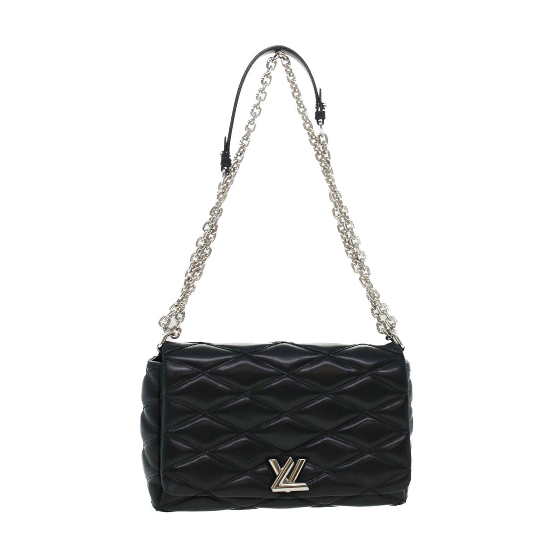 Pre-owned Louis Vuitton GO-14 Black Shoulder Bag (1 of 1)
