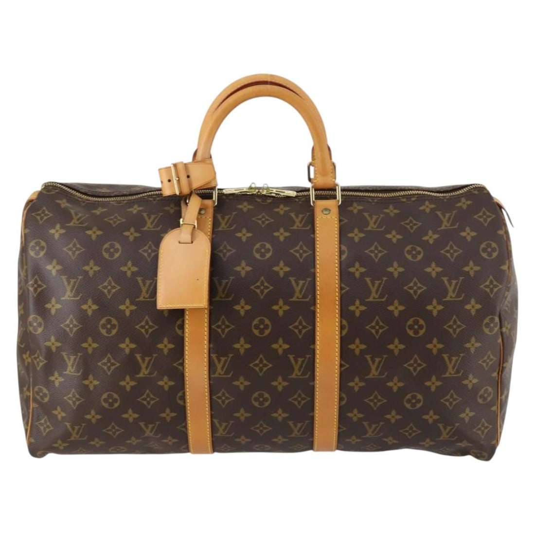 Keepall Travel Bag by Louis Vuitton in Brown Monogram Canvas (1 of 2)