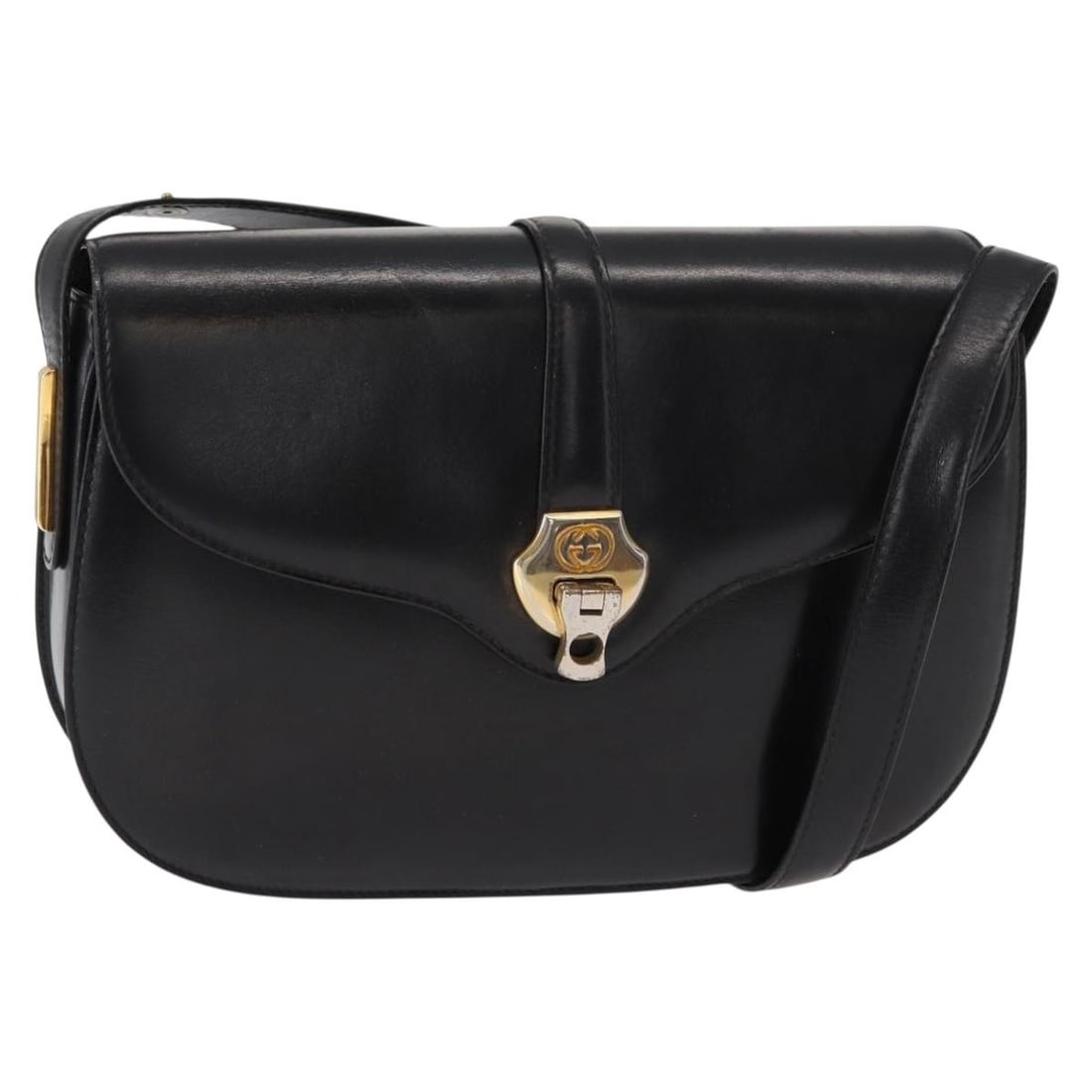 Black Flap Shoulder Bag from Gucci Vintage Collection (1 of 1)