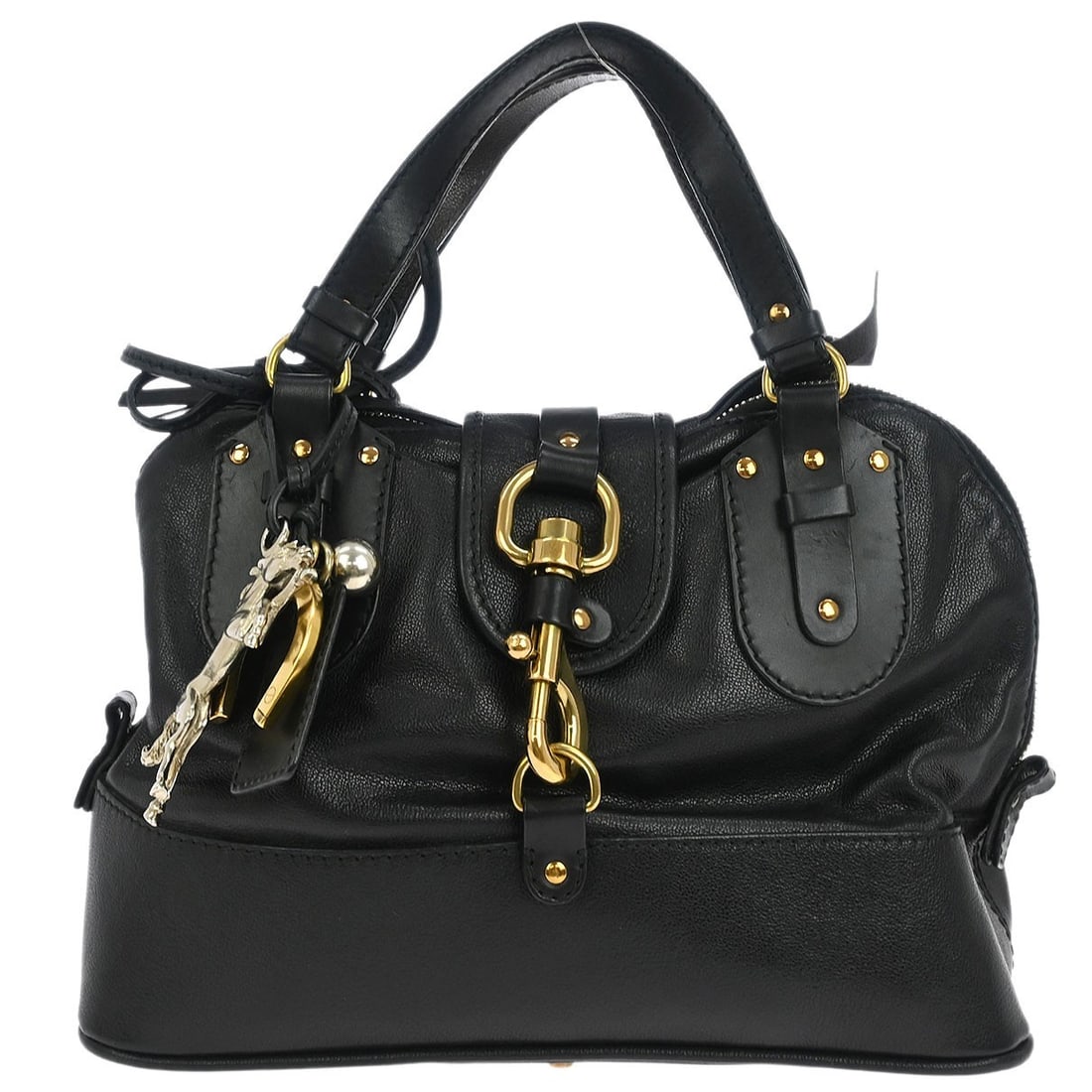 Chloe Kerala Black Leather Top Handle Handbag 03-09-51-5811 (1 of 10)