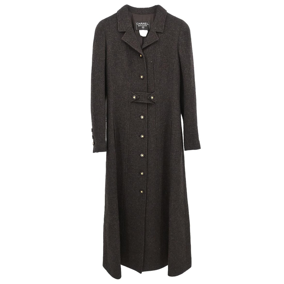 Brown Wool Overcoat by Chanel Size 38 Fall Winter 96A (1 of 10)