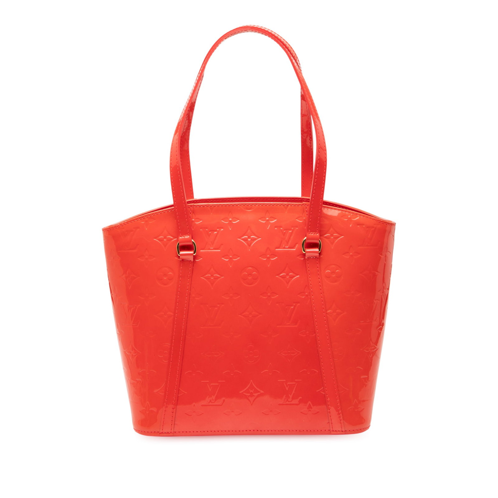 Louis Vuitton Monogram Vernis Avalon MM Red Leather Bag: Louis Vuitton Monogram Vernis Avalon MM Red Leather Bag The Louis Vuitton Monogram Vernis Avalon MM is a stylish and sophisticated handbag crafted from luxurious monogram vernis leather. This bag feat