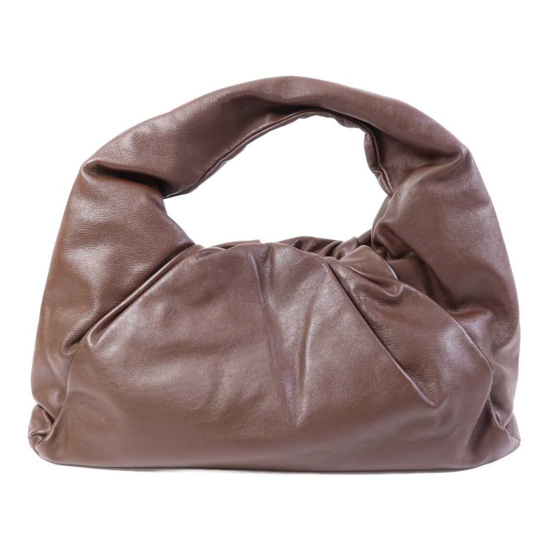 Brown Calfskin Bottega Veneta Shoulder Bag Italian Made (1 of 12)