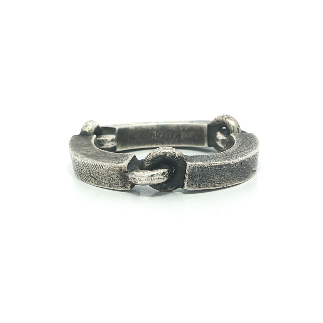 Sterling Silver Caelum Band by M. Cohen Size 10.5 (1 of 3)