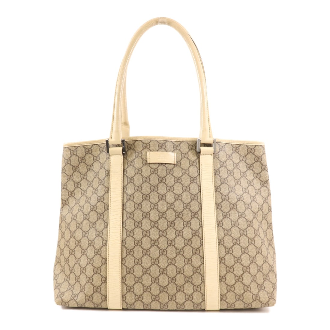 GUCCI GG SHW Tote Bag 114288 Coated Canvas Brown Beige (1 of 16)