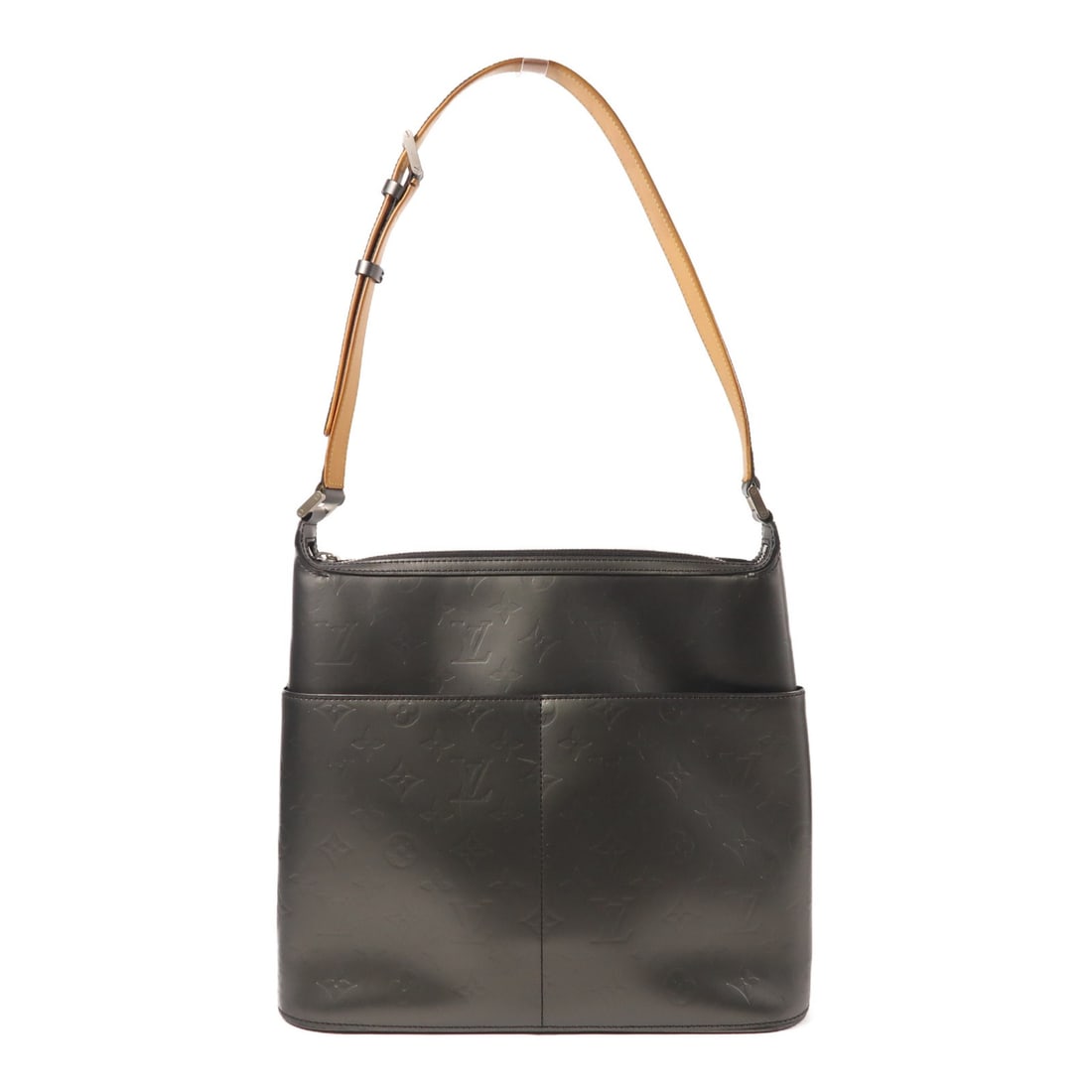 LOUIS VUITTON Sutter Shoulder Bag M55165 Monogram Gray Leather (1 of 17)