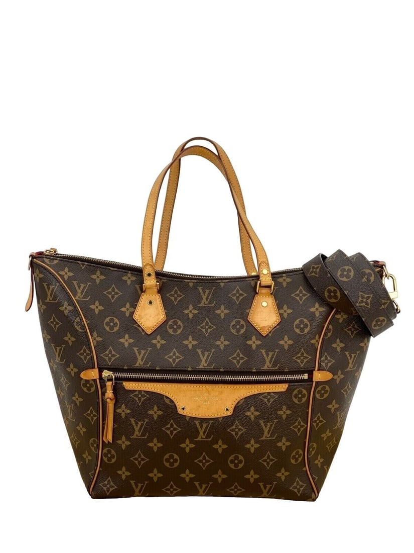 Louis Vuitton Tournelle Monogram MM Tote Bag with Gold Hardware (1 of 14)
