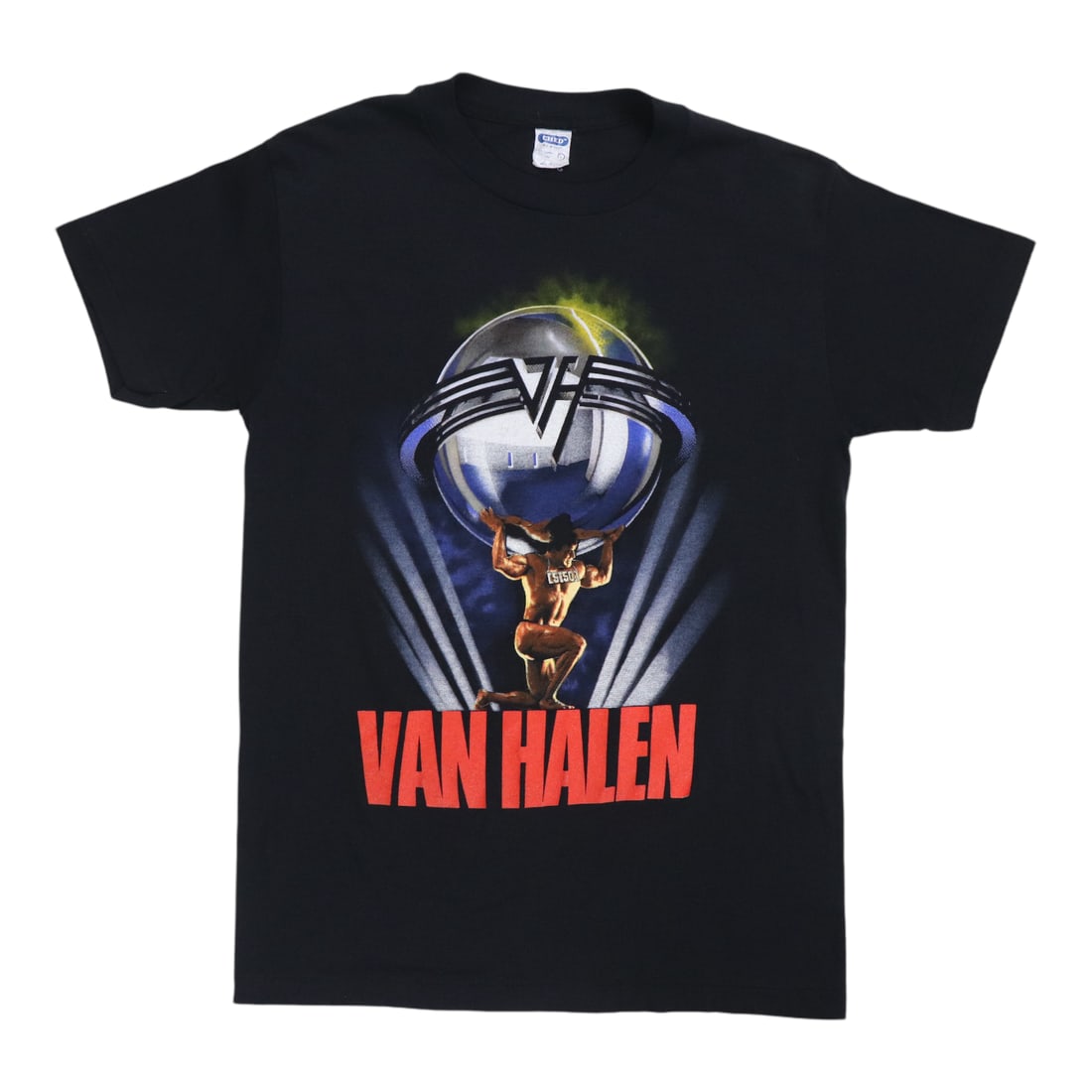 Vintage 1986 Van Halen 5150 Tour Shirt Black Graphics (1 of 5)