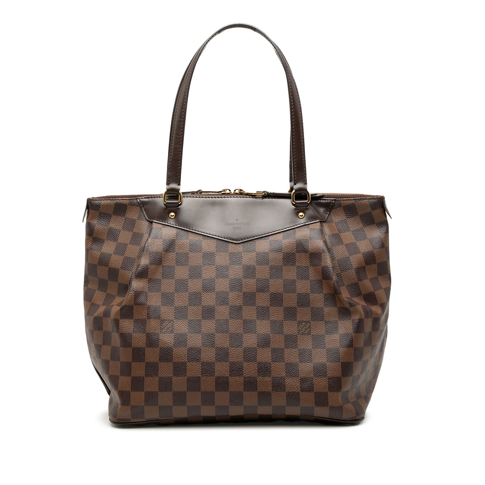 Louis Vuitton Damier Ebene Westminster PM Brown Canvas Bag (1 of 7)