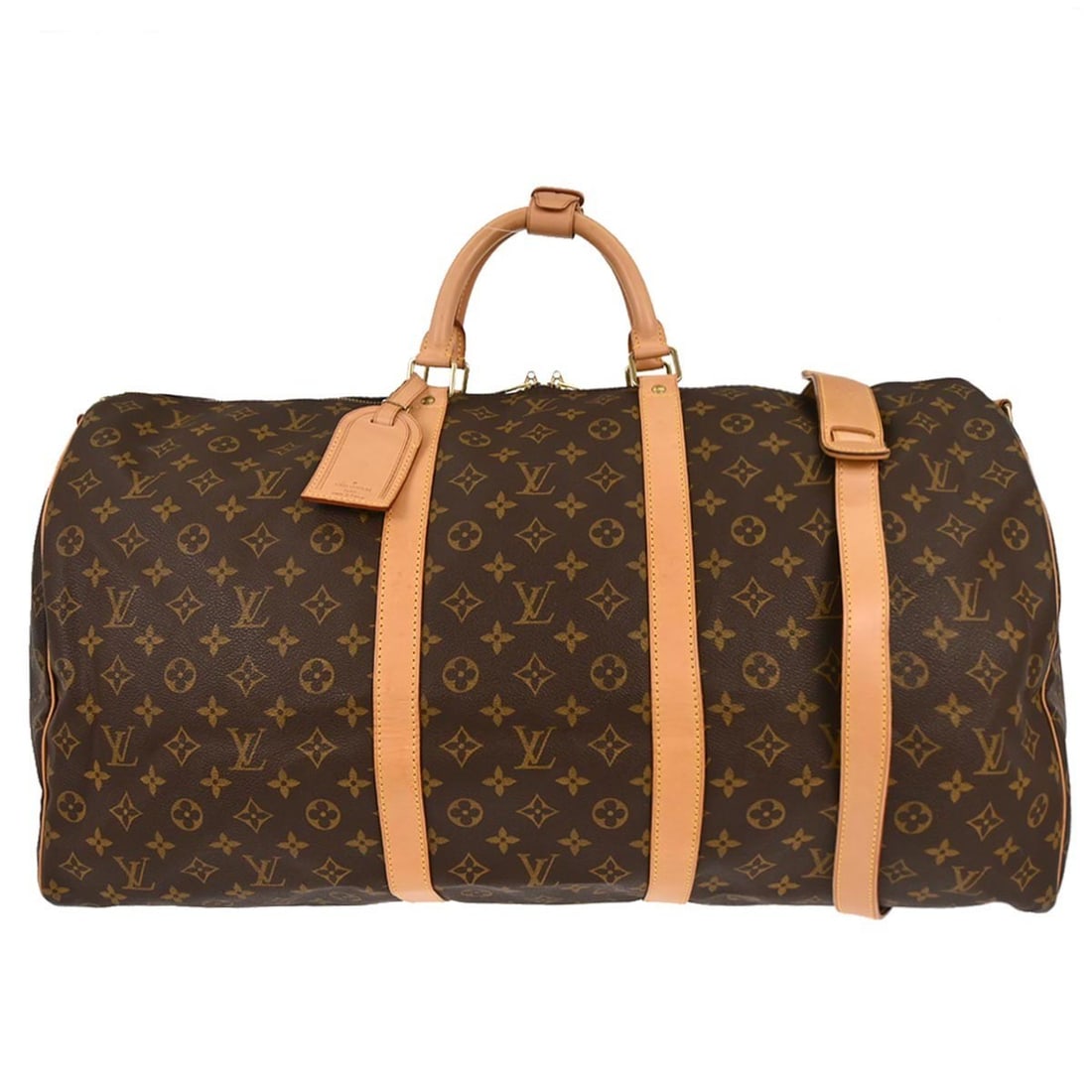 Louis Vuitton Keepall Bandouliere 60 Monogram Canvas Extra Large Duffle Bag (1 of 10)