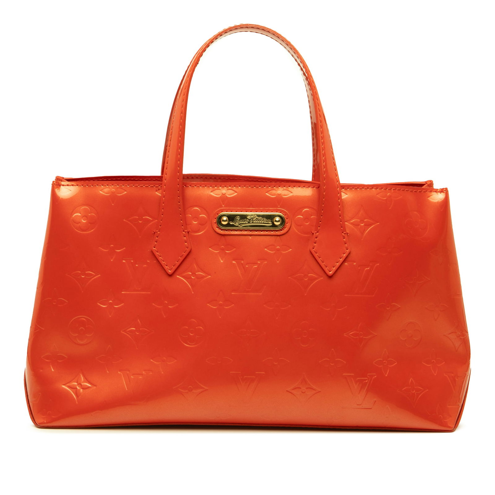 Louis Vuitton Monogram Vernis Wilshire PM Red Leather Handbag: Louis Vuitton Monogram Vernis Wilshire PM Red Leather Handbag The Louis Vuitton Monogram Vernis Wilshire PM is a stylish handbag crafted from monogram vernis leather in a vibrant red color. It feature