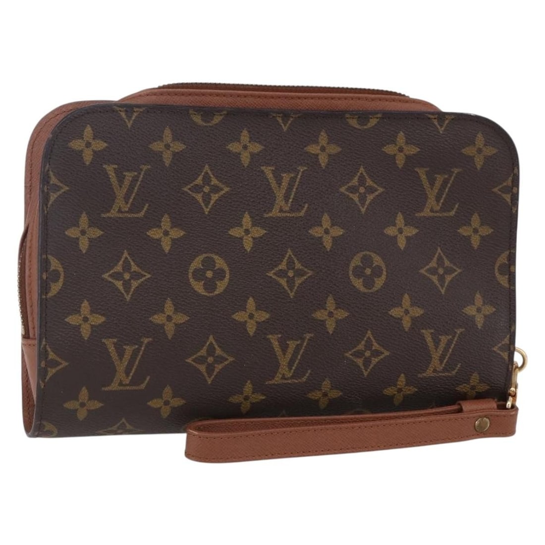 LOUIS VUITTON Monogram Orsay Clutch Bag M51790 Auth France (1 of 18)