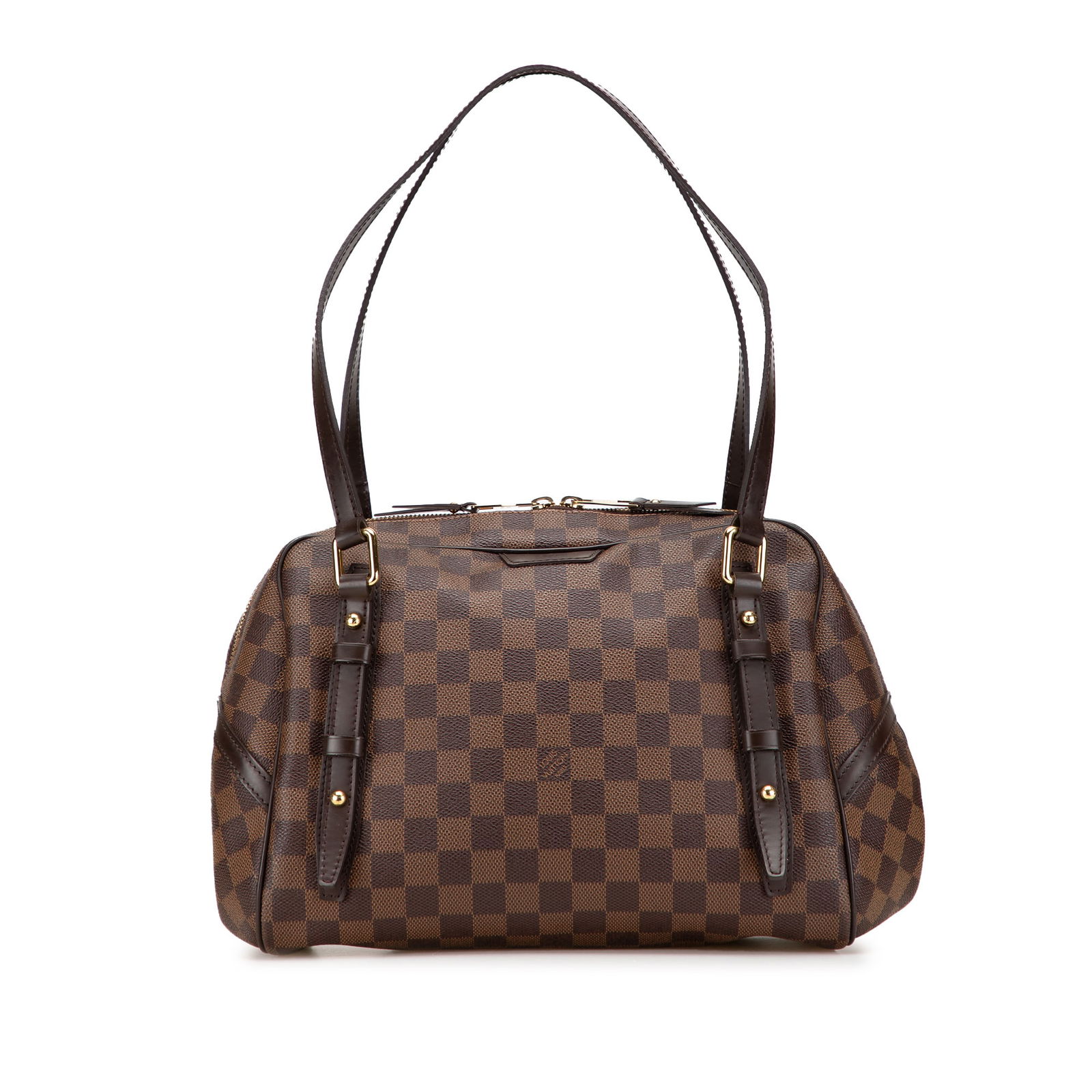 Louis Vuitton Damier Ebene Rivington GM Brown Canvas Bag (1 of 11)