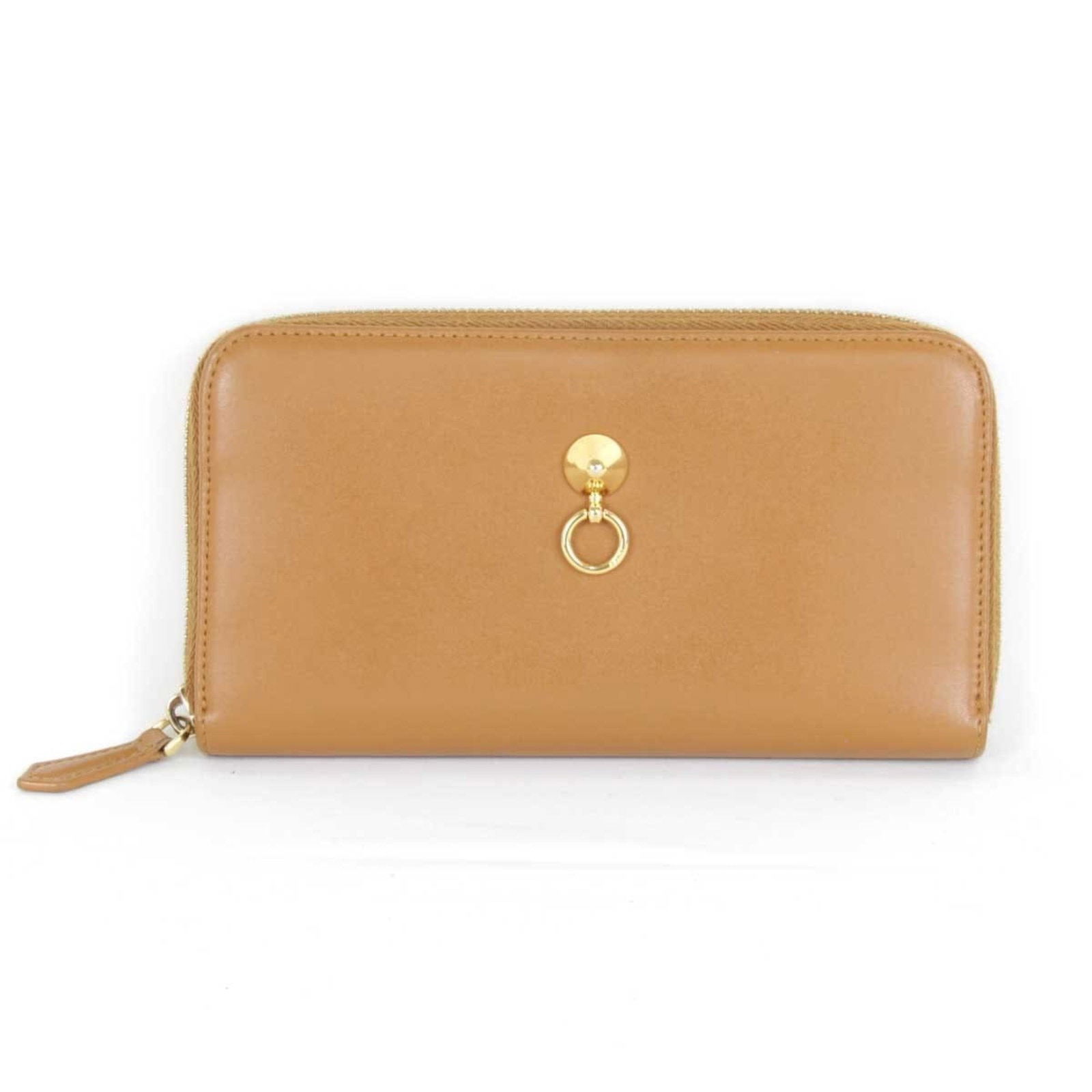 Dotcom Camel Leather Zip Wallet by Fendi (1 of 1)