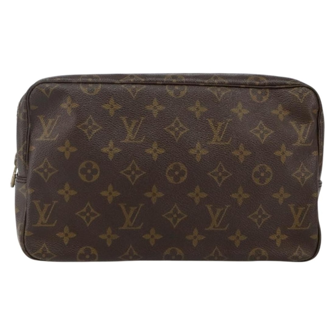 Trousse Toilette Multicolour Clutch by Louis Vuitton: Trousse Toilette Multicolour Clutch by Louis Vuitton This pre-owned Louis Vuitton Trousse Toilette Multicolour clutch bag features signs of wear, including surface loss of shape, slight rubbing, scrat