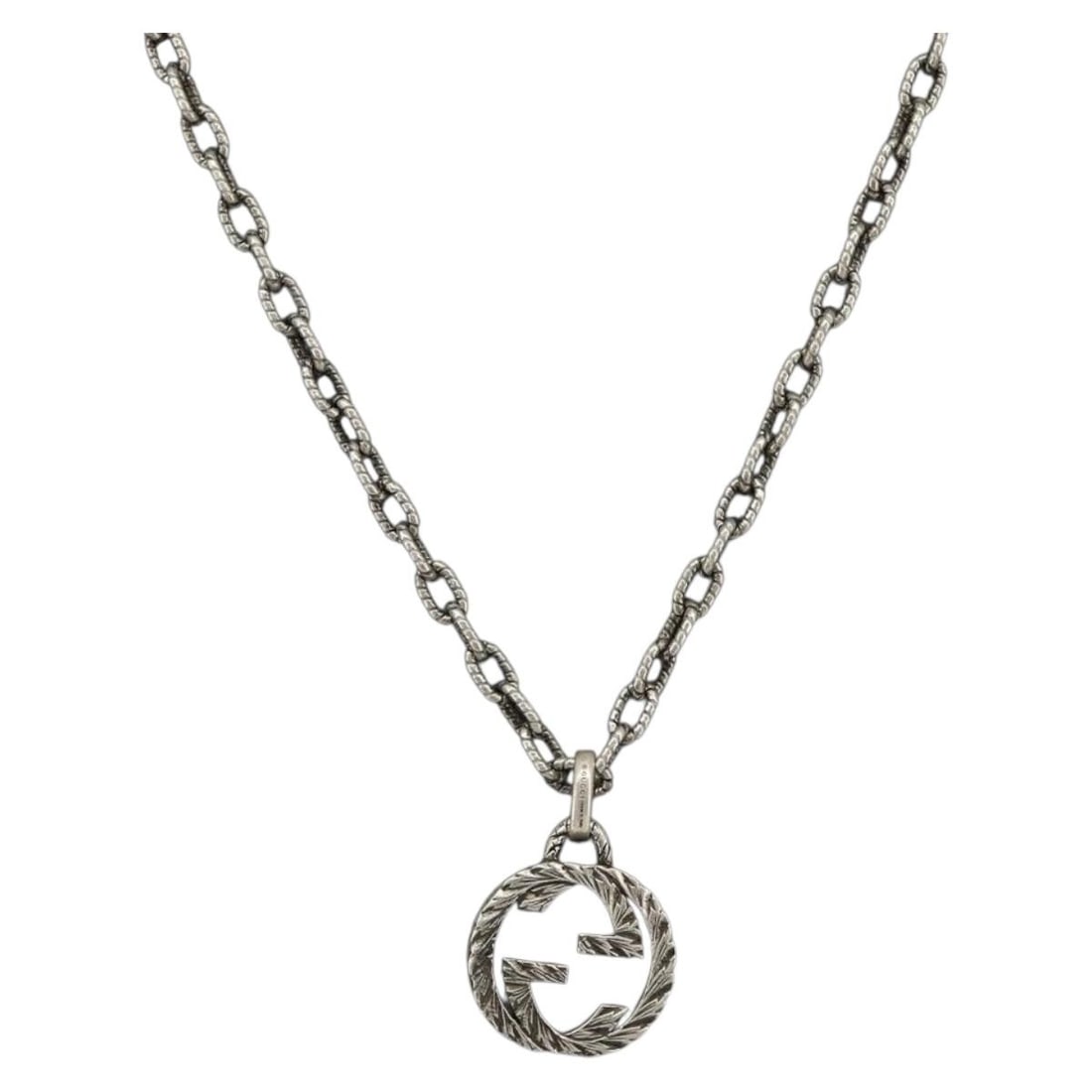 GUCCI Arabesque Necklace Ag925 Silver Italy with Dust Bag (1 of 14)