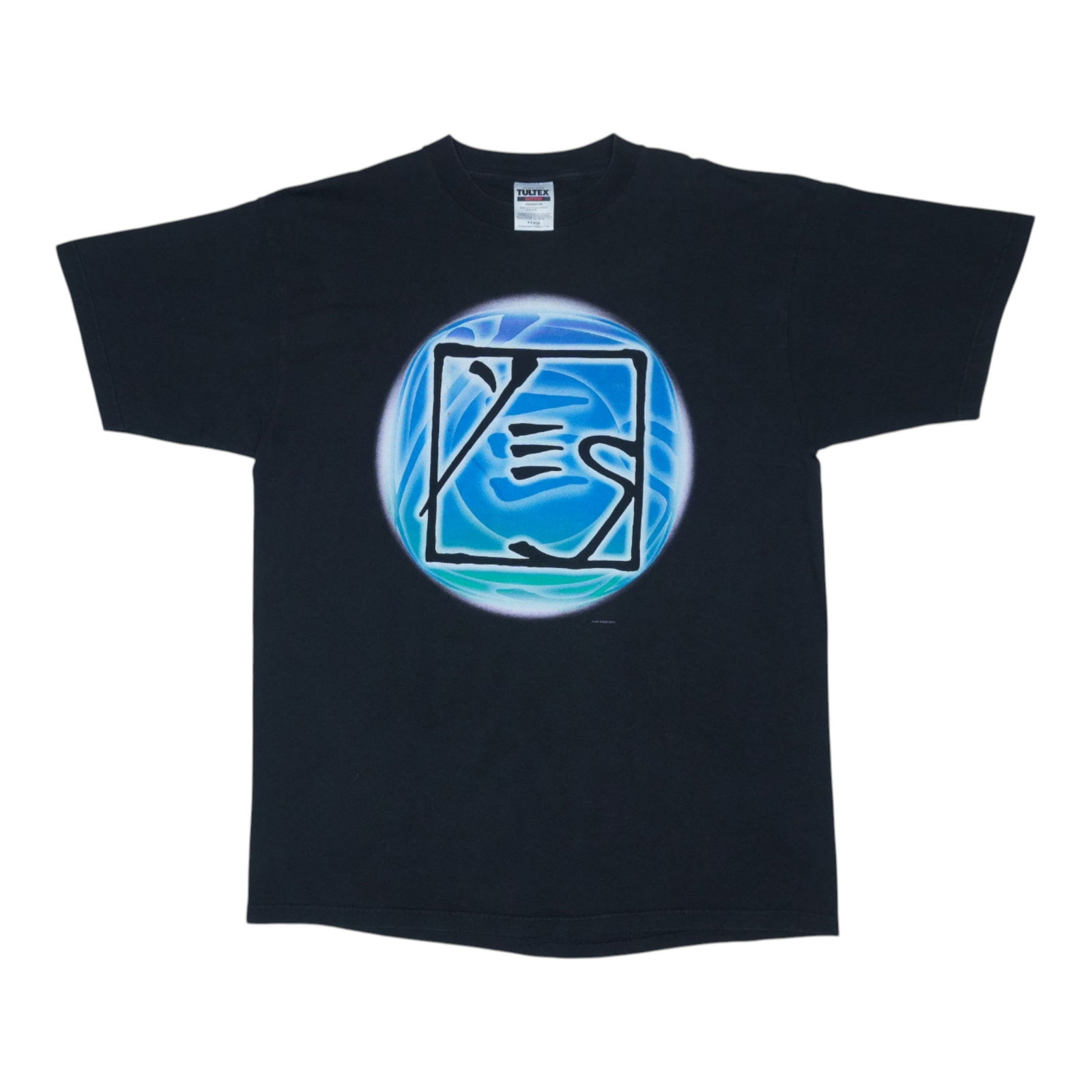Vintage 1998 Yes Band Black Cotton Graphic T-Shirt Extra Large (1 of 6)
