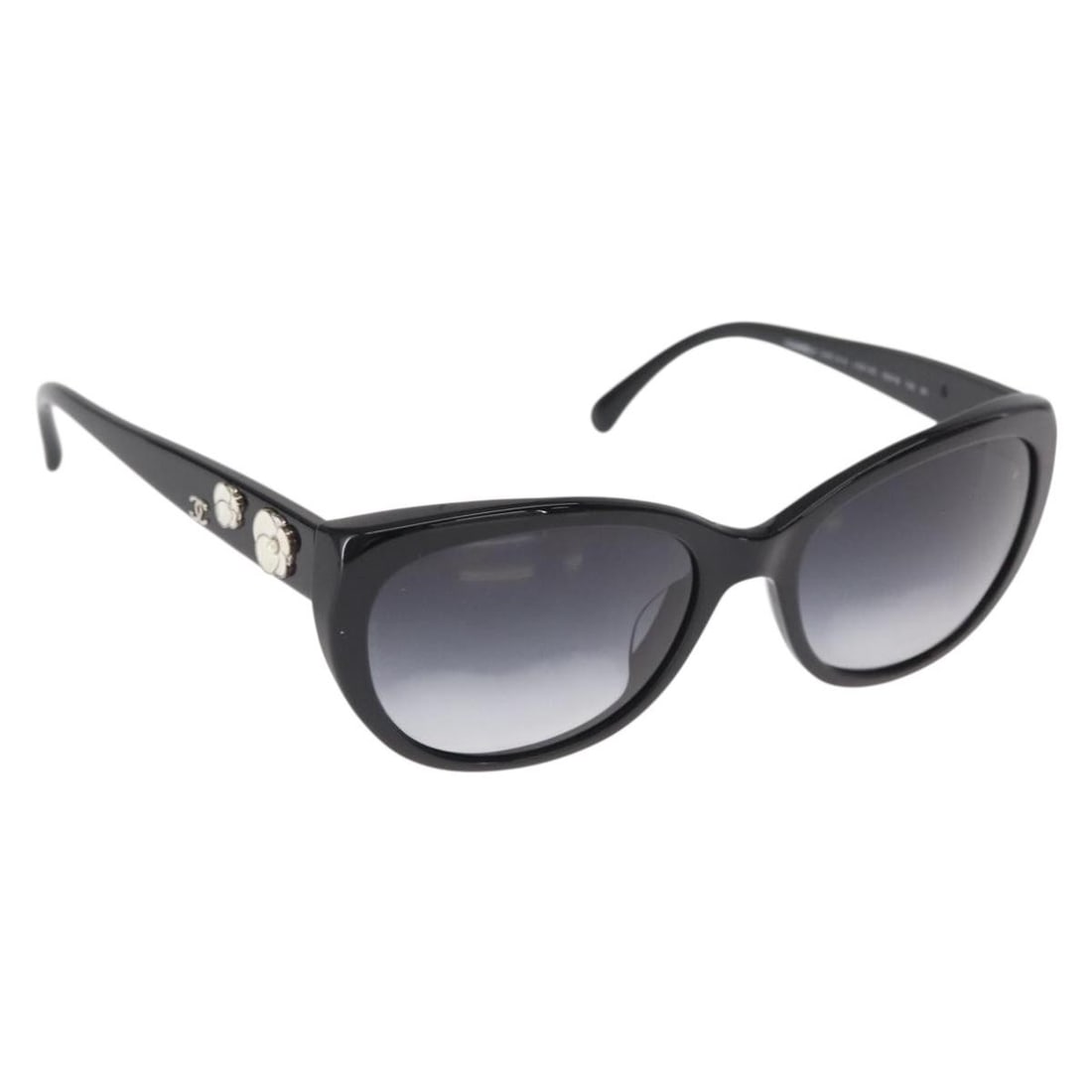 Black Camelia Sunglasses by Chanel for Women (1 of 1)