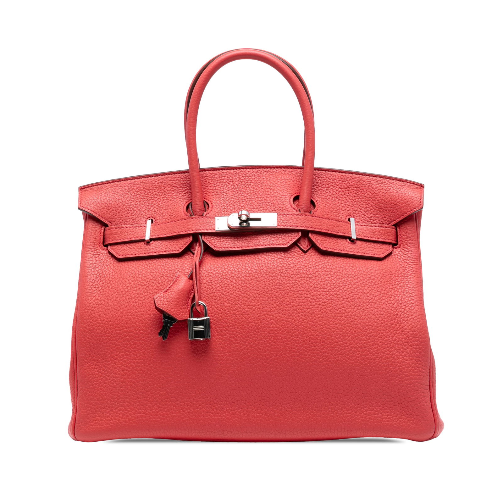 Hermes Togo Birkin Retourne 35 in Rouge Casaque Leather (1 of 7)