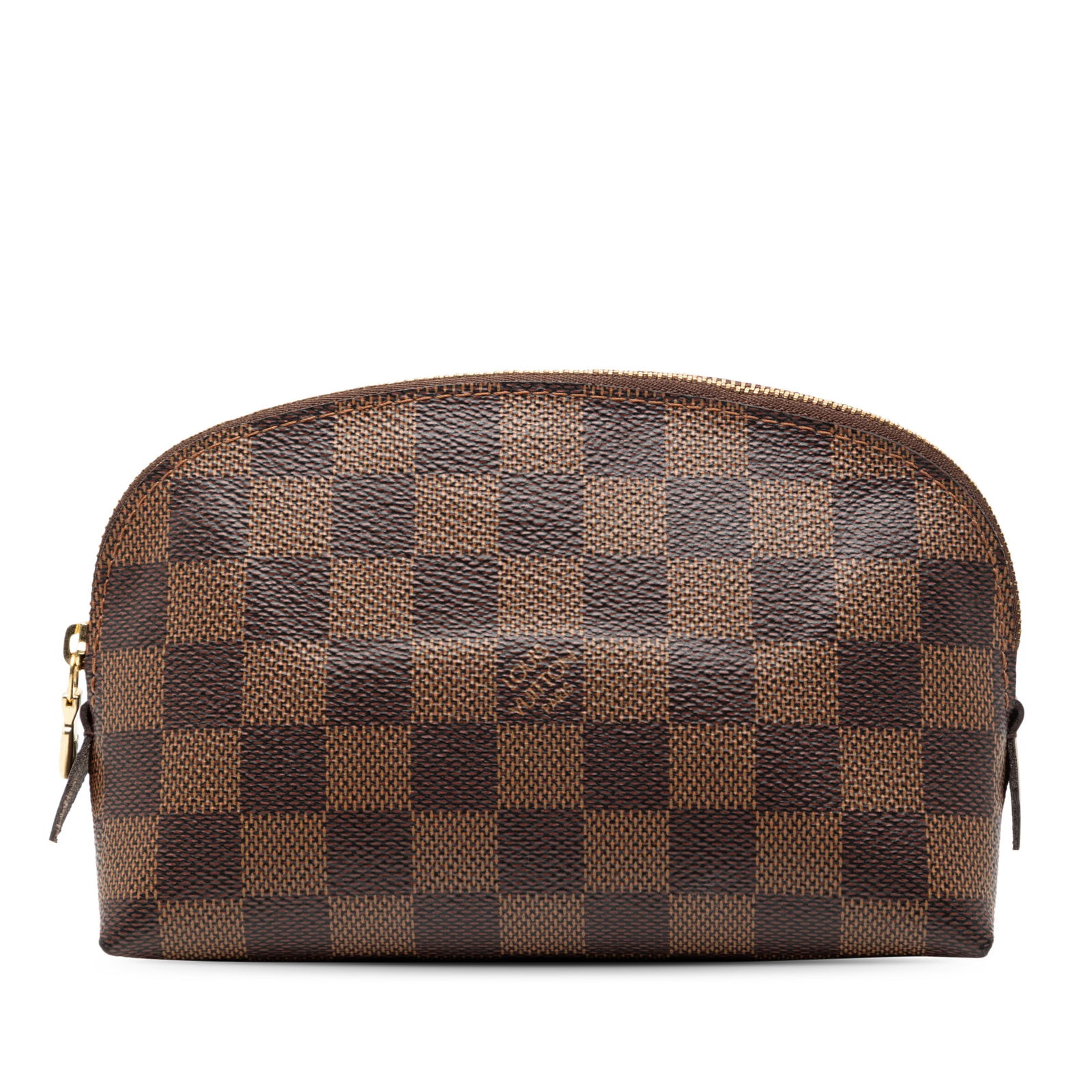 Damier Ebene PM Cosmetic Case by Louis Vuitton Brown Fabric (1 of 6)