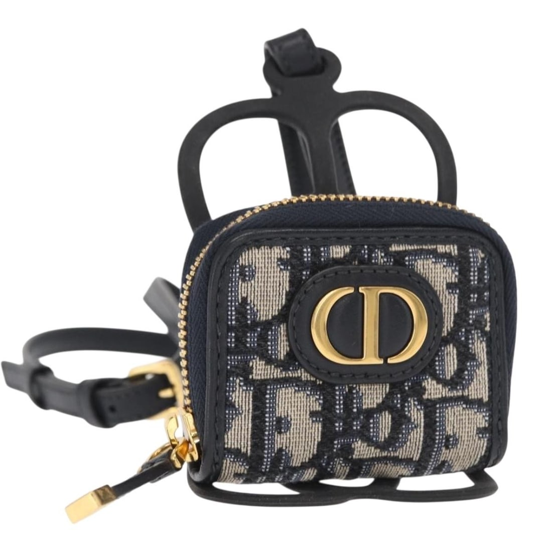Christian Dior Navy Gold Trotter Canvas Phone Shoulder Bag Auth 159453M: Christian Dior Navy Gold Trotter Canvas Phone Shoulder Bag Auth 159453M This elegant Christian Dior Trotter Canvas Phone Shoulder Bag combines style and functionality, featuring a chic navy and gold c
