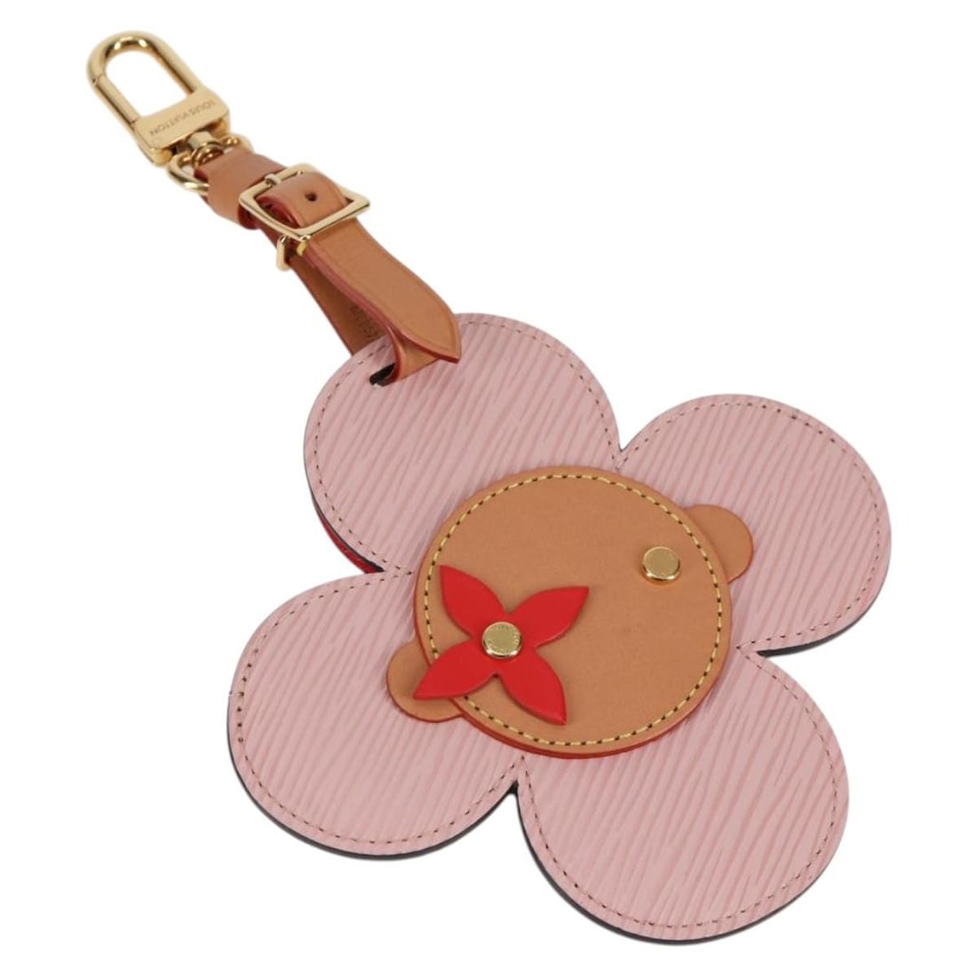 LOUIS VUITTON Epi Leather Pink Name Tag M69572 with Dust Bag (1 of 11)