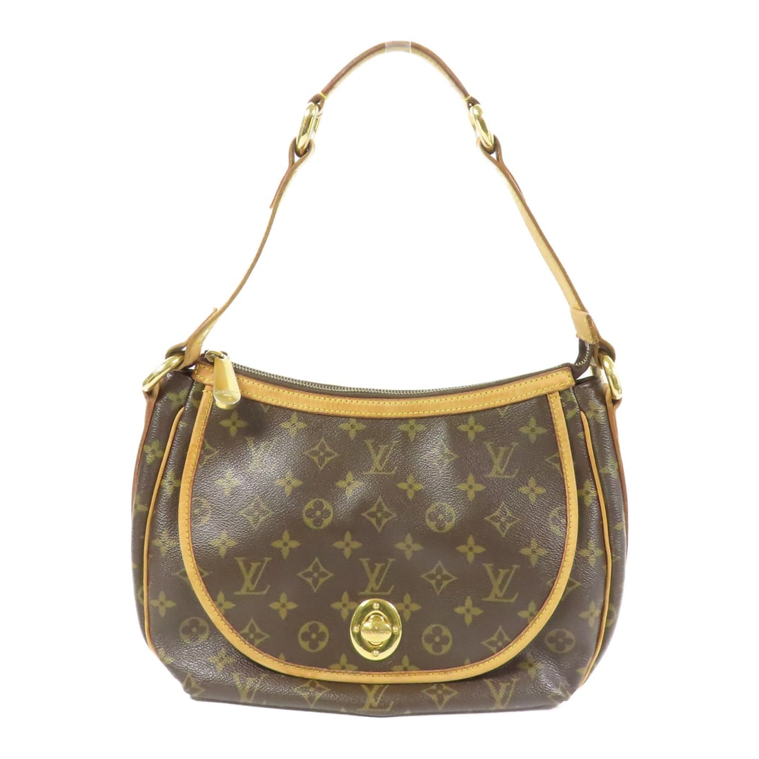 Louis Vuitton Tulum PM Shoulder Bag M40076 Brown PVC Canvas (1 of 17)