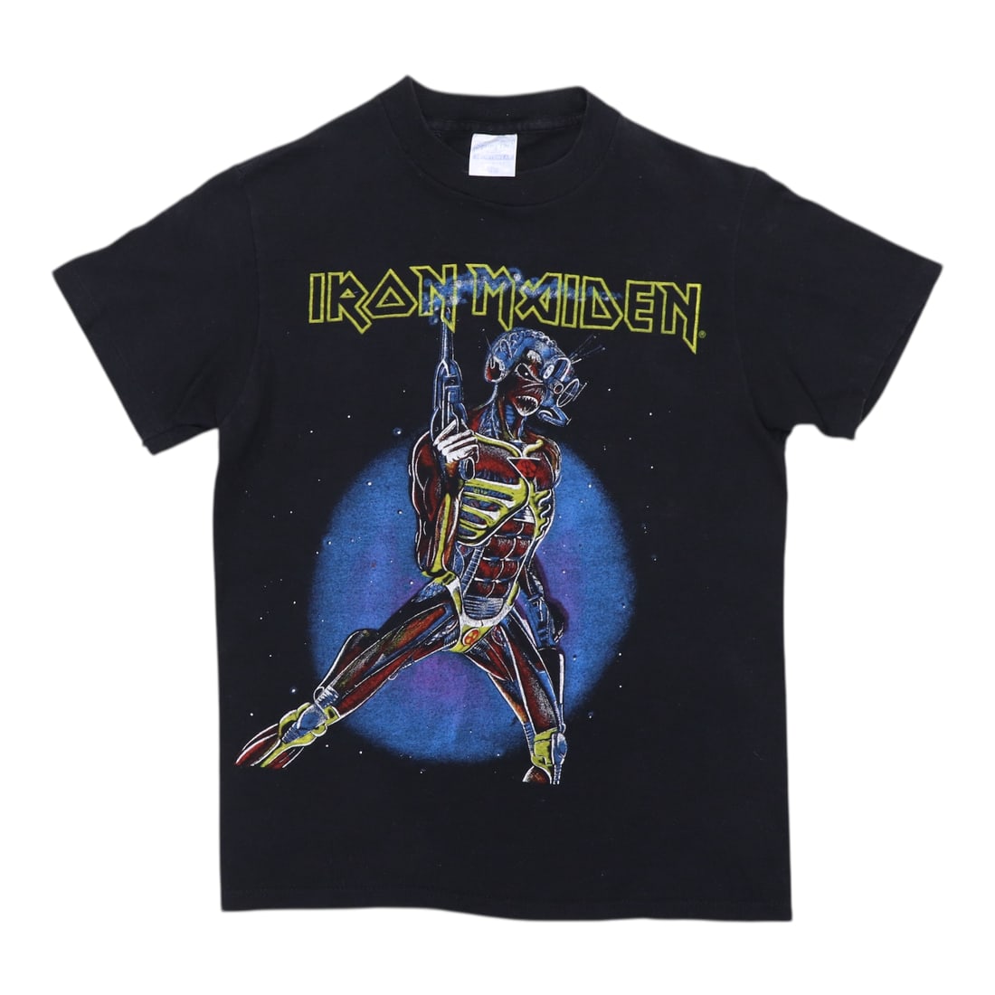 1987 Iron Maiden Somewhere On Tour Vintage T-Shirt Black Cotton (1 of 5)