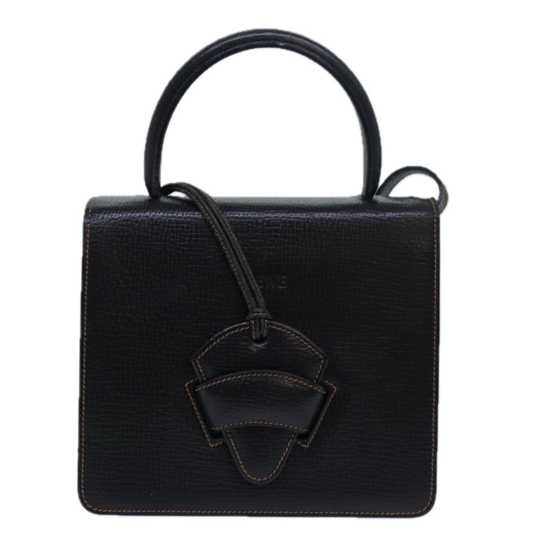 Barcelona Handbag by Loewe in Black Leather Shoulder Style (1 of 2)