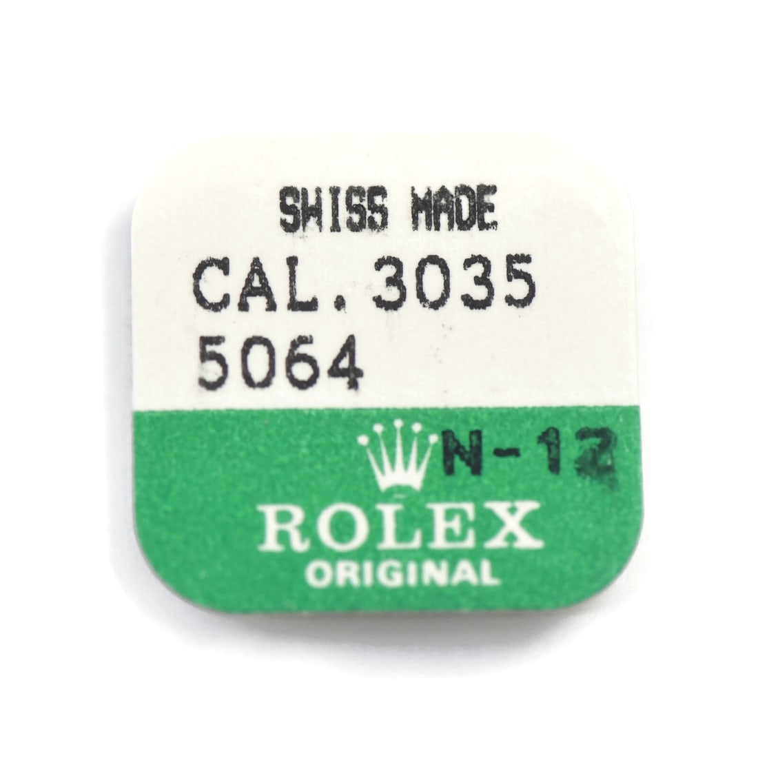 Rolex Weight Axle Cal 3035-5064 Movement Part for Repair: Rolex Weight Axle Cal 3035-5064 Movement Part for Repair This is a pre-owned Rolex Weight Axle Cal 3035-5064, a vital movement part specifically compatible with the Rolex model 3035-5064. Ideal for wa