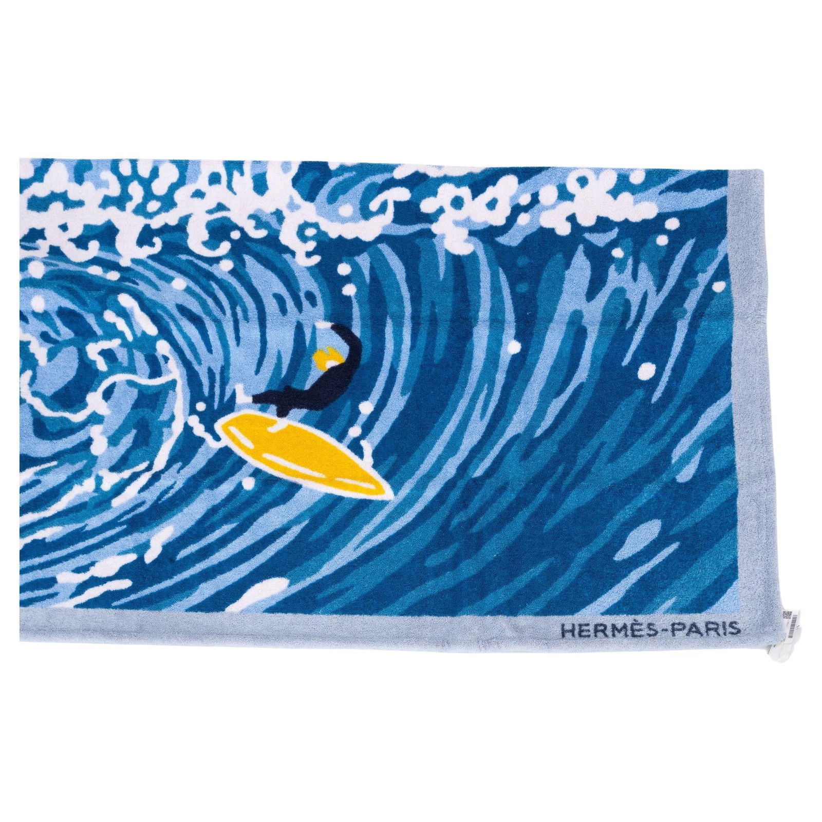Hermes Surf & Wave Beach Towel Cotton BNIB 37 x 60 Inches (1 of 5)