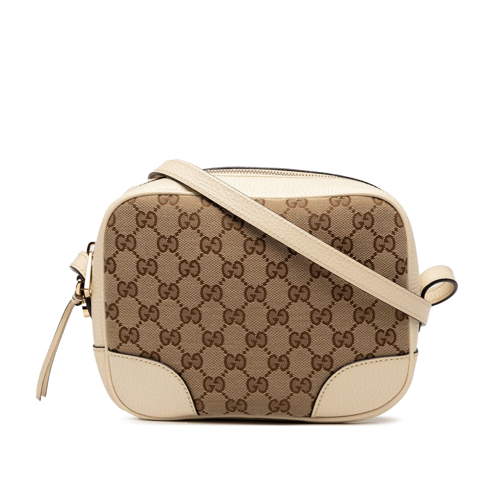 Gucci GG Canvas Bree Crossbody Bag with Leather Trim (1 of 8)