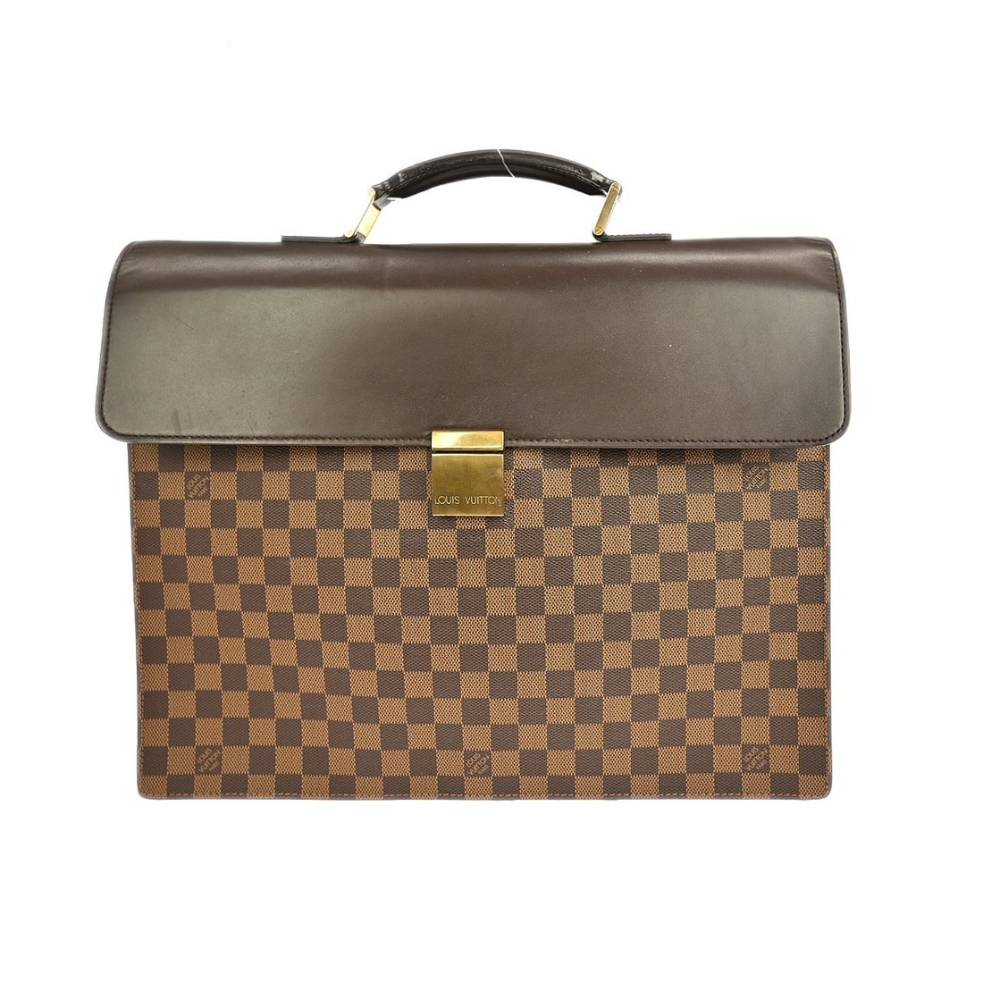 Louis Vuitton Damier Altona GM Briefcase N53312 Brown Canvas (1 of 10)