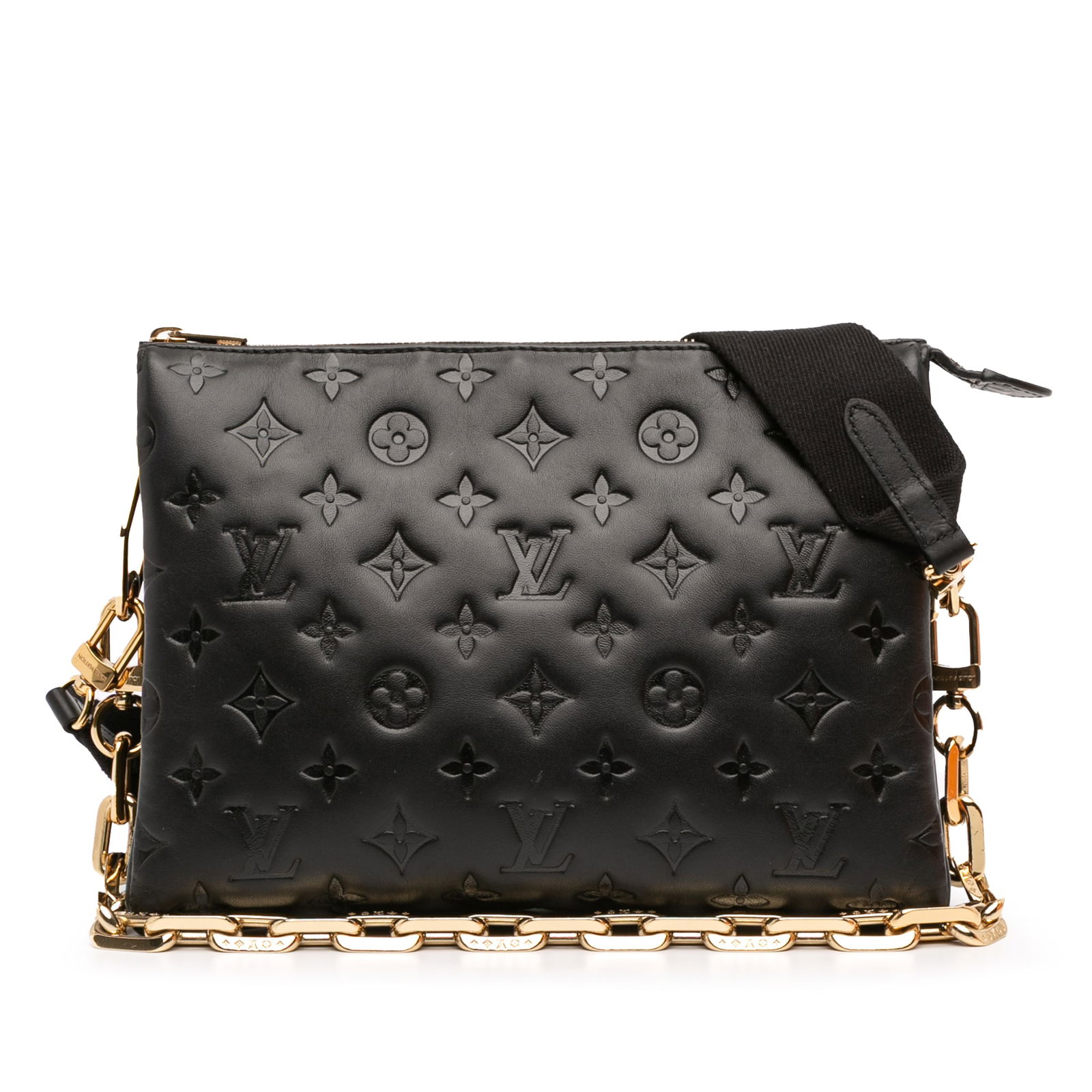 Louis Vuitton Monogram Coussin PM Black Puffy Lambskin Bag (1 of 12)