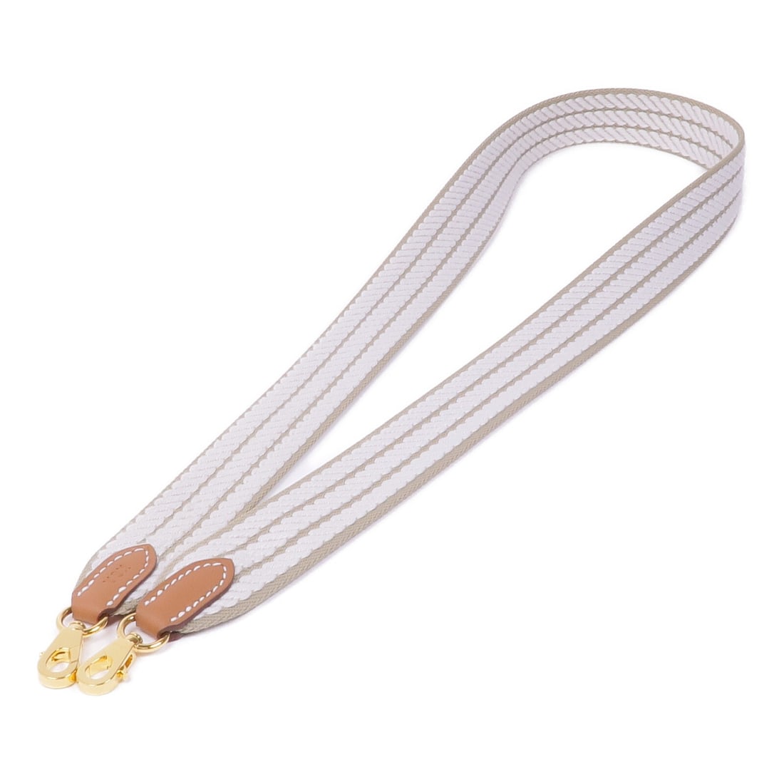 HERMES Shoulder Strap Green Canvas GHW Made in France: HERMES Shoulder Strap Green Canvas GHW Made in France Elevate your style with this HERMES Shoulder Strap, crafted from durable canvas in a striking green color. This versatile strap is ideal for enhan