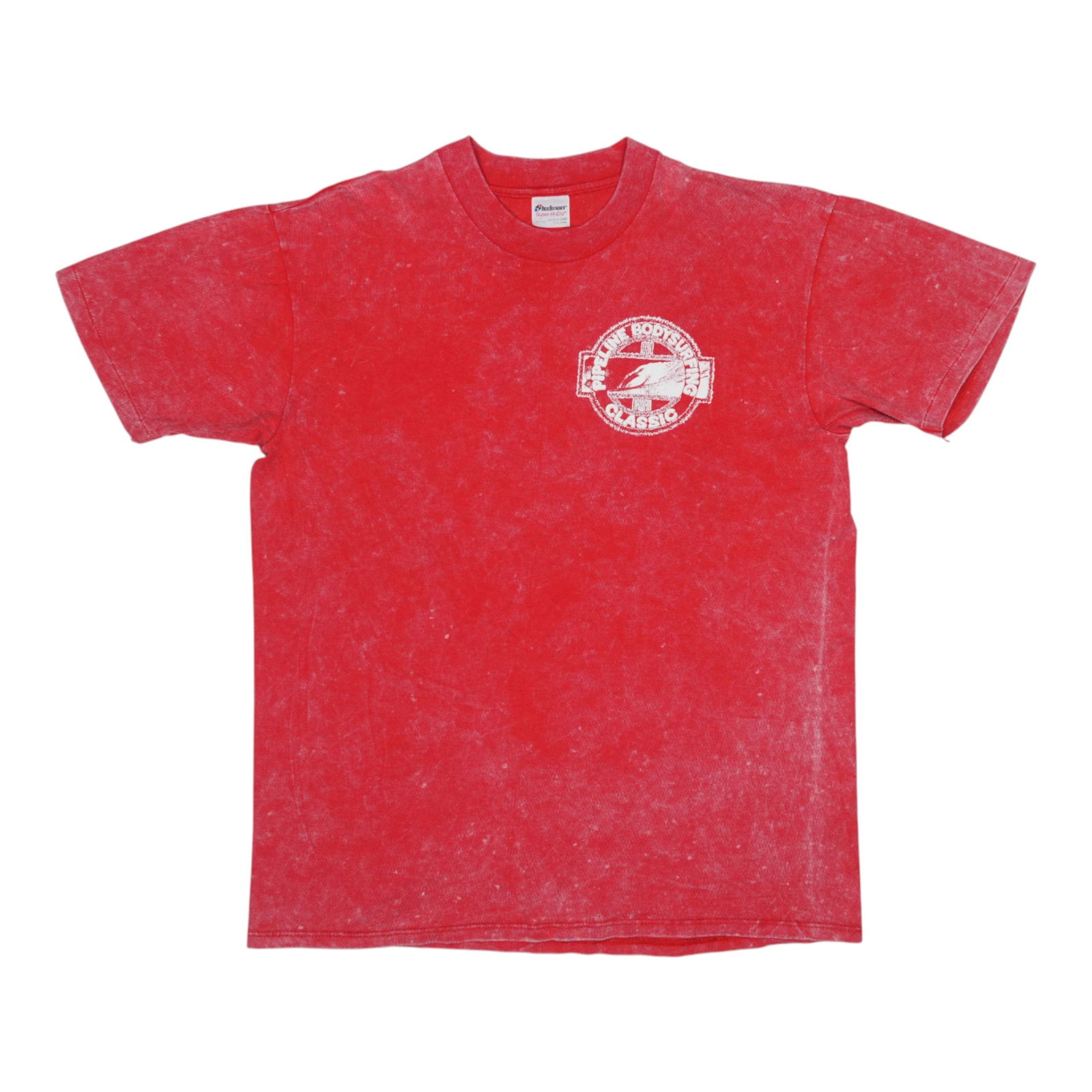 Vintage 1990 Pipeline Bodysurfing Classic Hawaii Shirt Red Cotton: Vintage 1990 Pipeline Bodysurfing Classic Hawaii Shirt Red Cotton Step back into the 1990s with this original vintage Pipeline Bodysurfing Classic Hawaii Shirt. This authentic piece features vibrant f