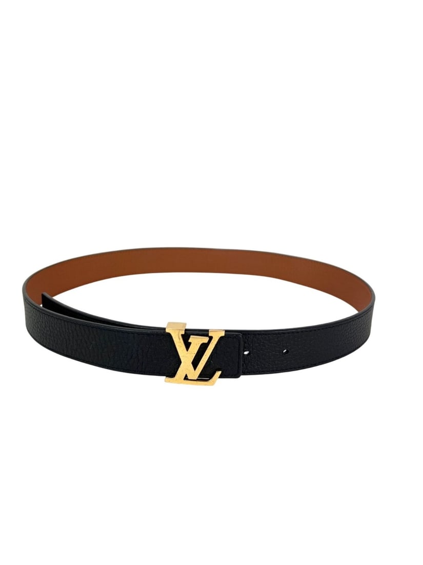 Louis Vuitton 30mm Black Brown Leather Reversible Belt 80/32 (1 of 18)