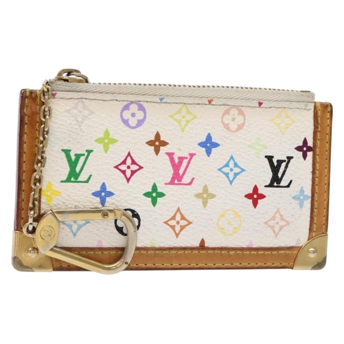 Louis Vuitton Multicolour Pochette Cles Key Pouch Wallet (1 of 1)